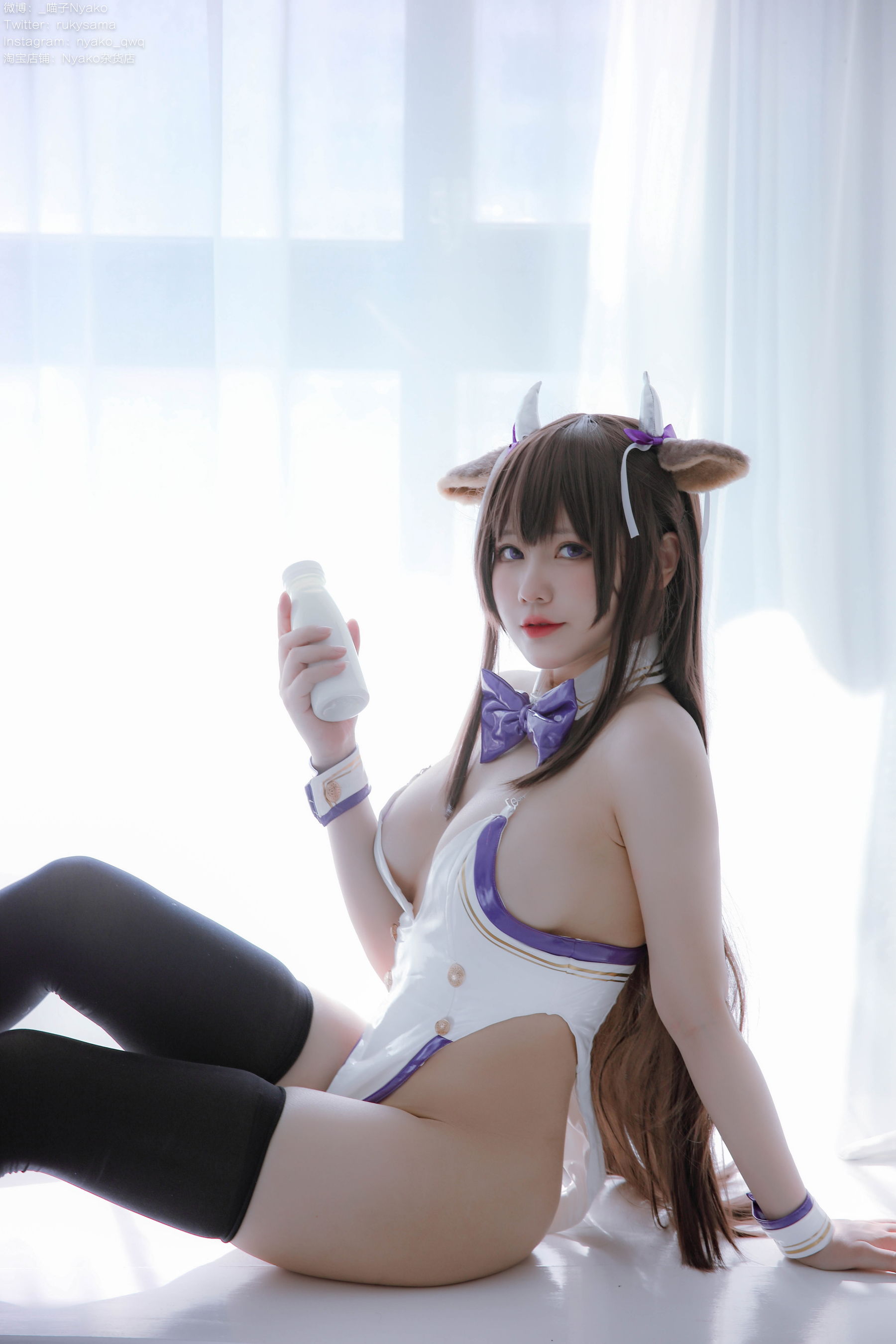 [福利COS] 萌妹子Nyako喵子 - 樫野本 牛牛赌场女郎