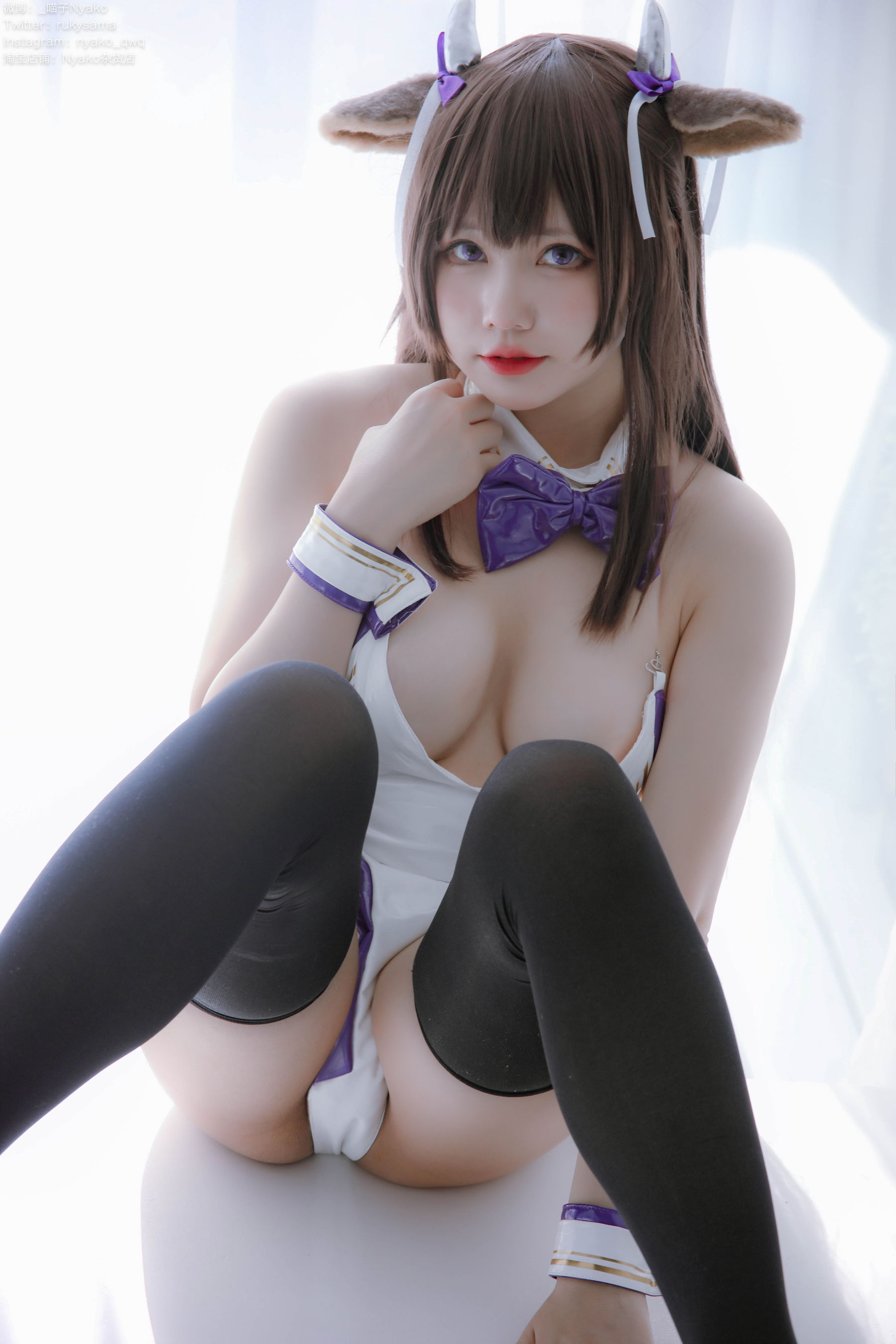 [福利COS] 萌妹子Nyako喵子 - 樫野本 牛牛赌场女郎