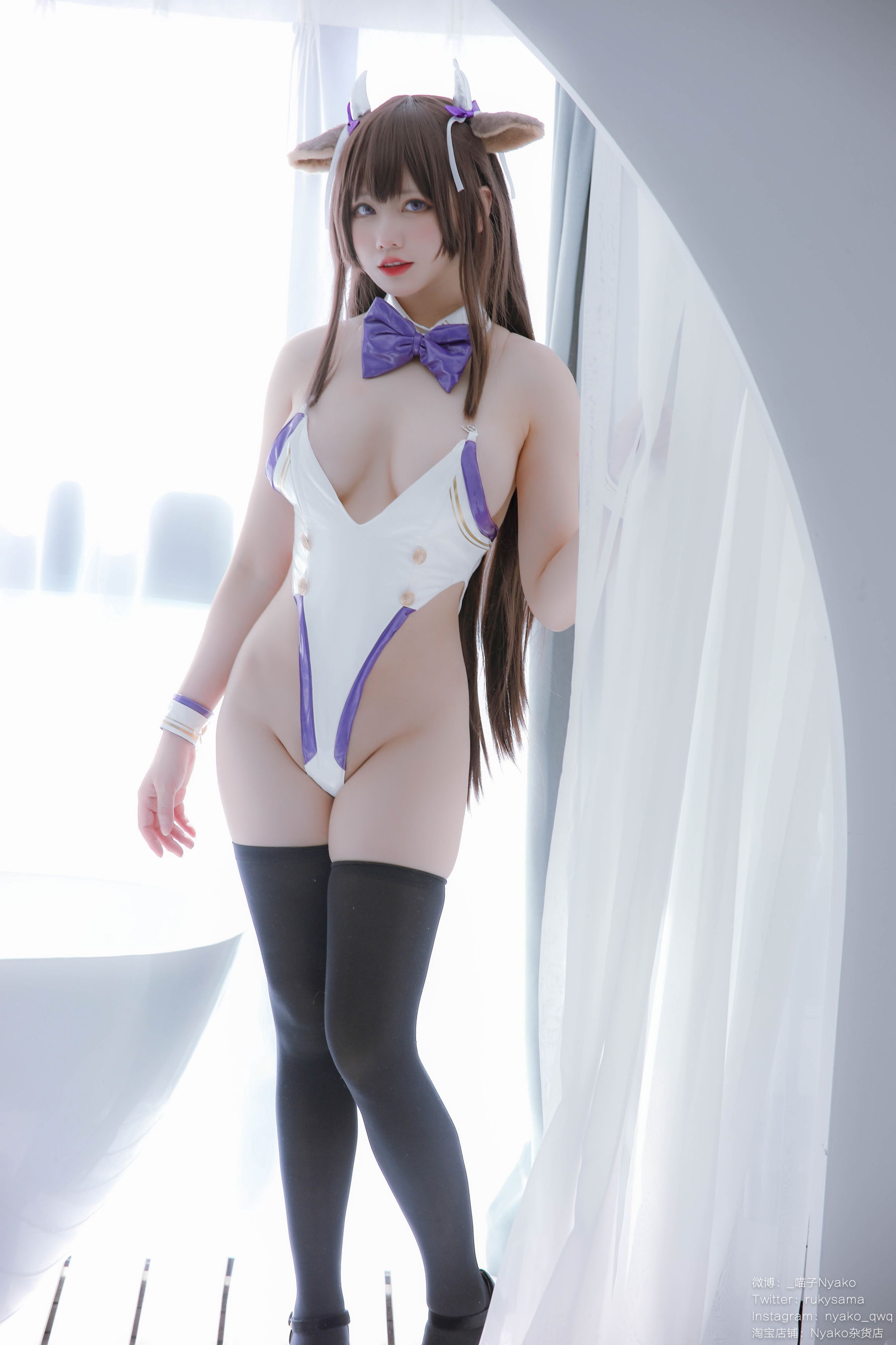 [福利COS] 萌妹子Nyako喵子 - 樫野本 牛牛赌场女郎