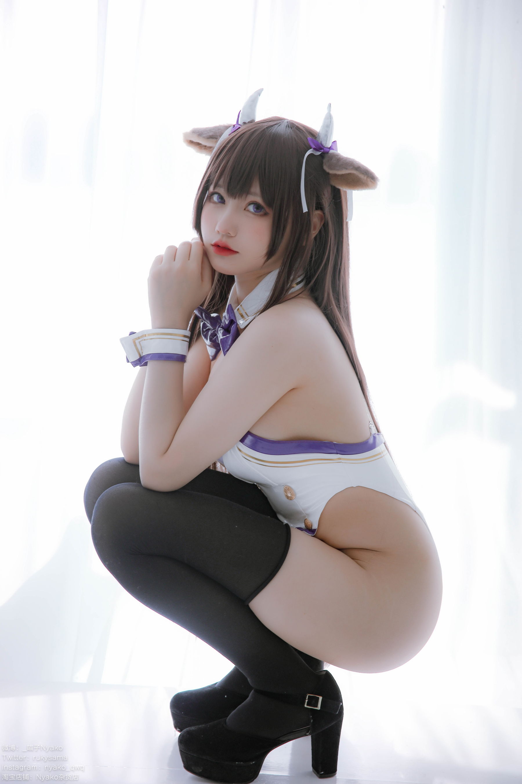 [福利COS] 萌妹子Nyako喵子 - 樫野本 牛牛赌场女郎