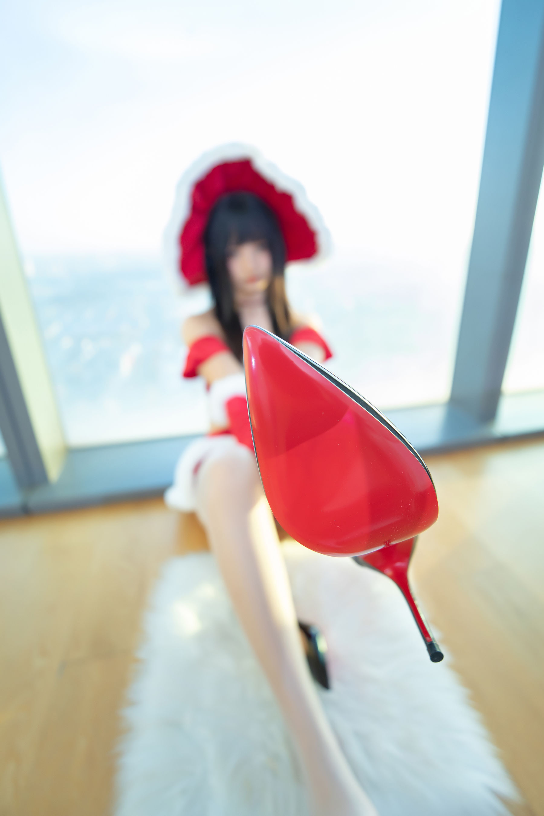 [福利COS] 萝莉神楽板真冬 之圣诞魔法