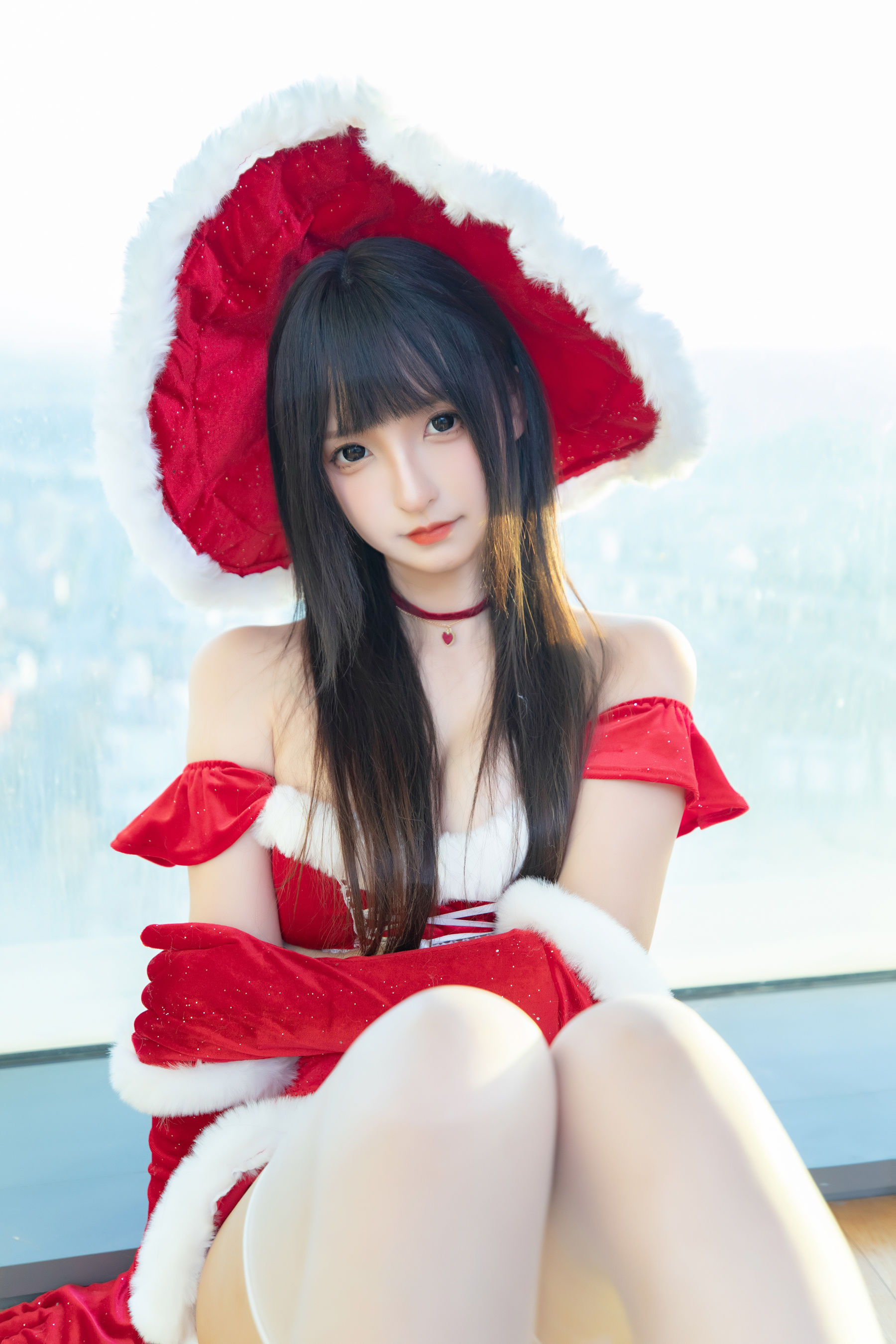 [福利COS] 萝莉神楽板真冬 之圣诞魔法