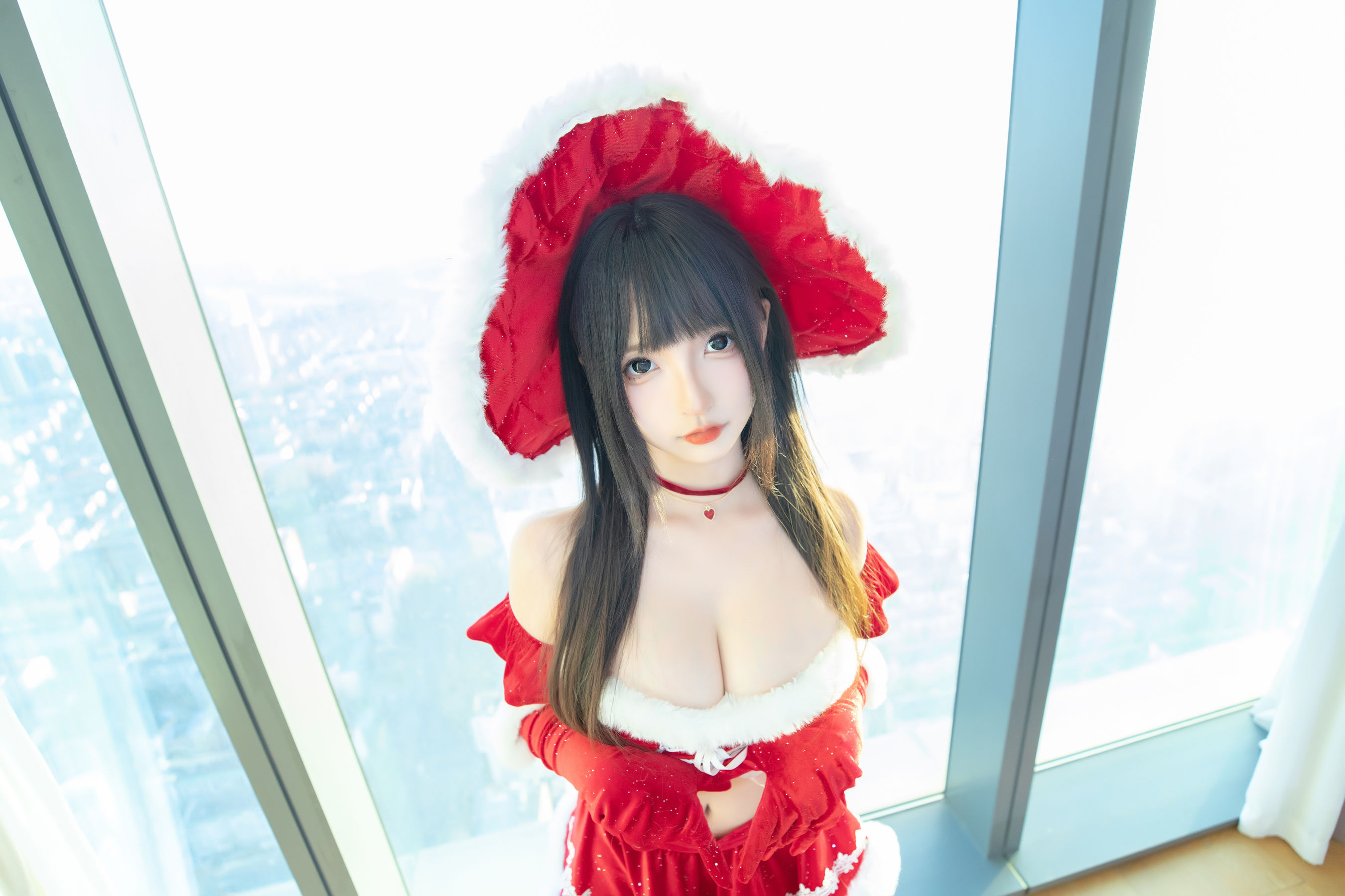[福利COS] 萝莉神楽板真冬 之圣诞魔法