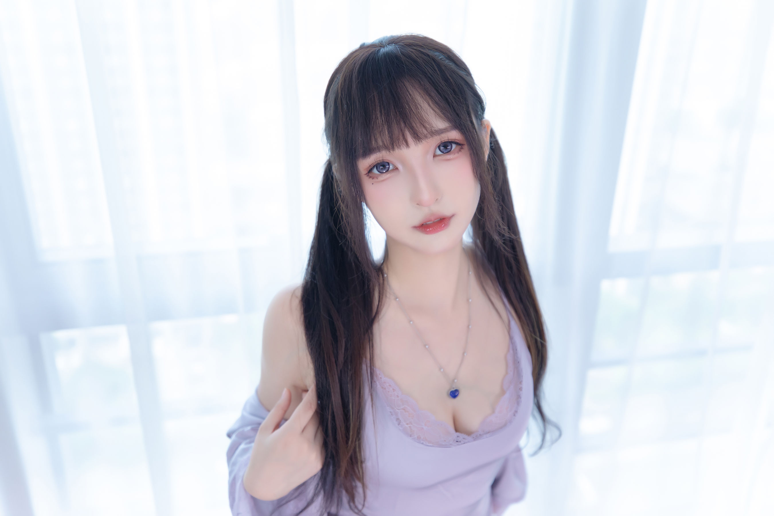 [福利COS] 萝莉神楽板真冬 之望眼欲穿