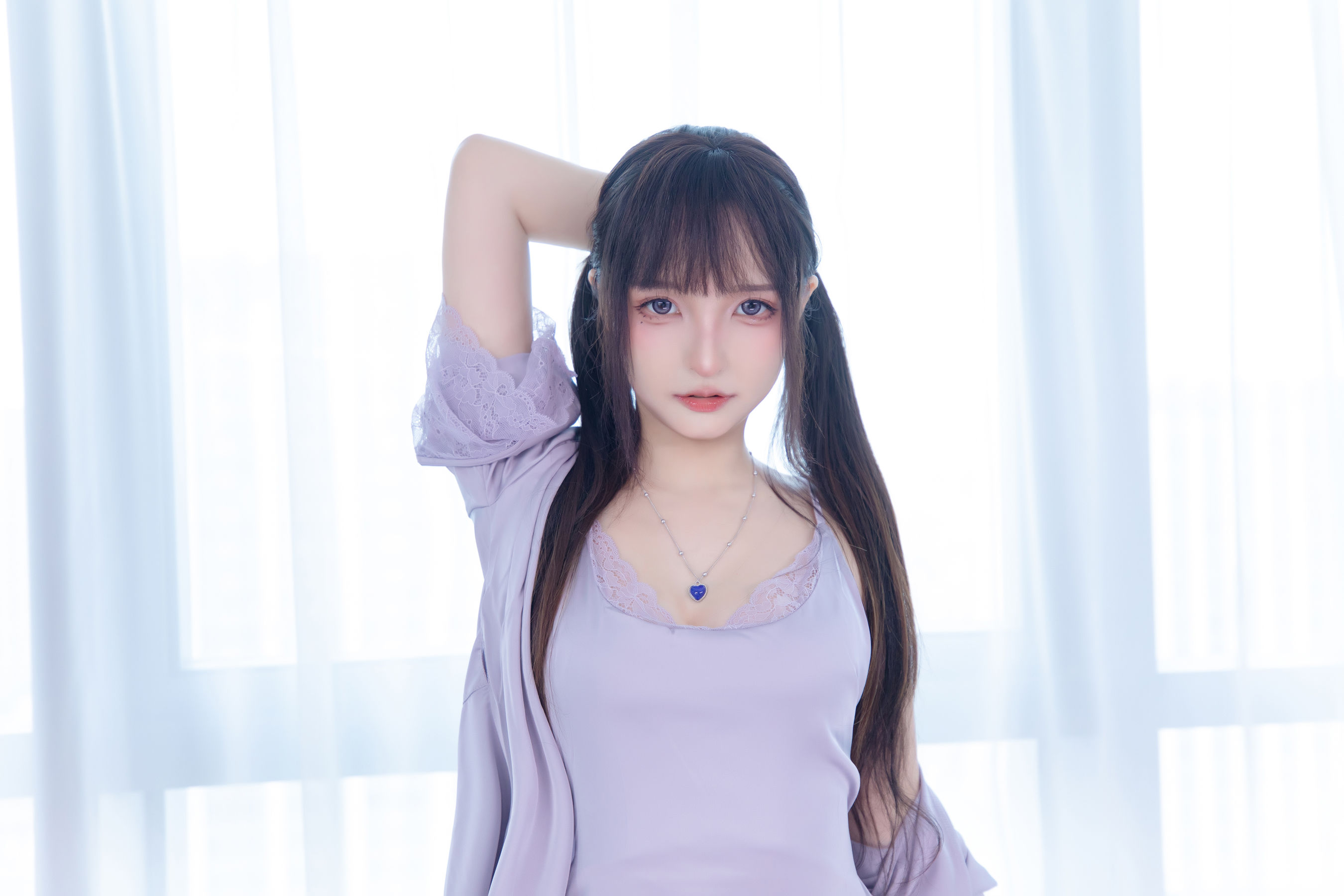 [福利COS] 萝莉神楽板真冬 之望眼欲穿