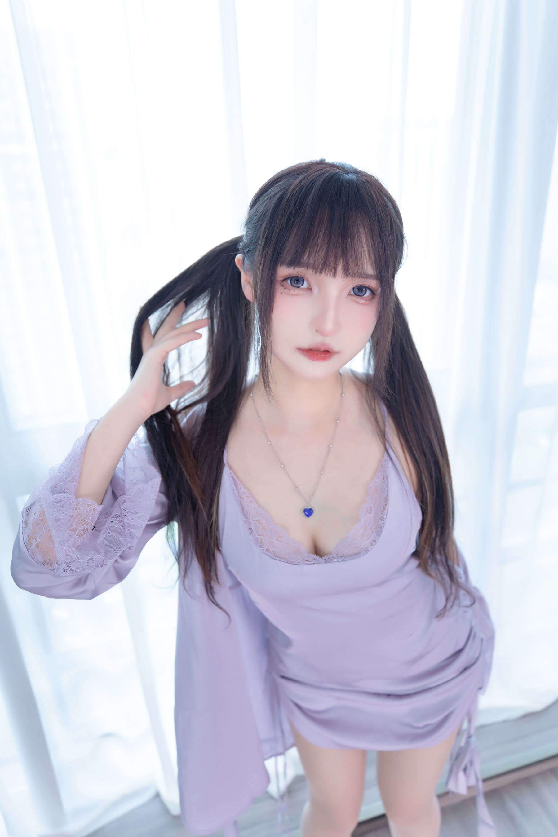 [福利COS] 萝莉神楽板真冬 之望眼欲穿
