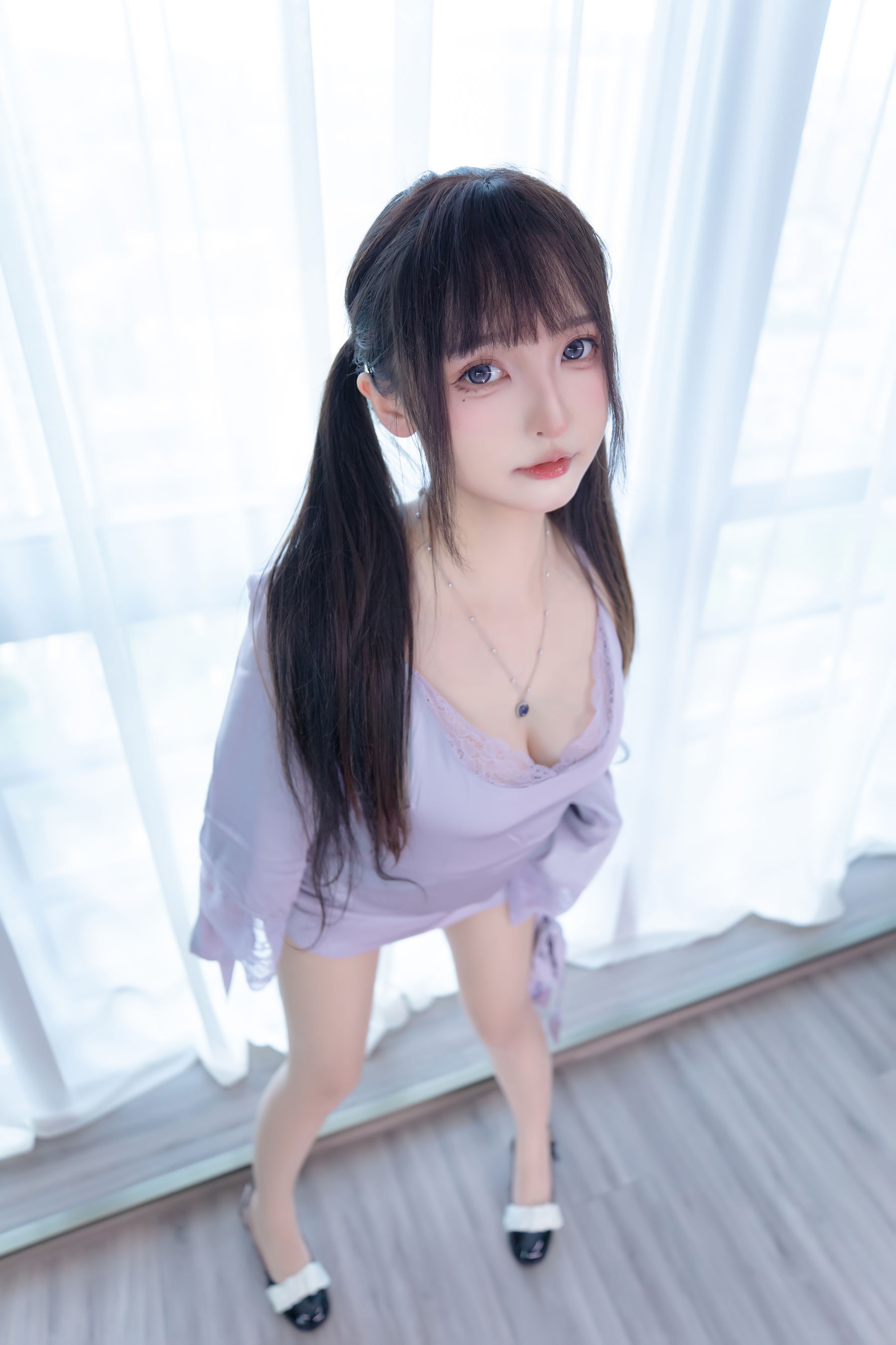 [福利COS] 萝莉神楽板真冬 之望眼欲穿