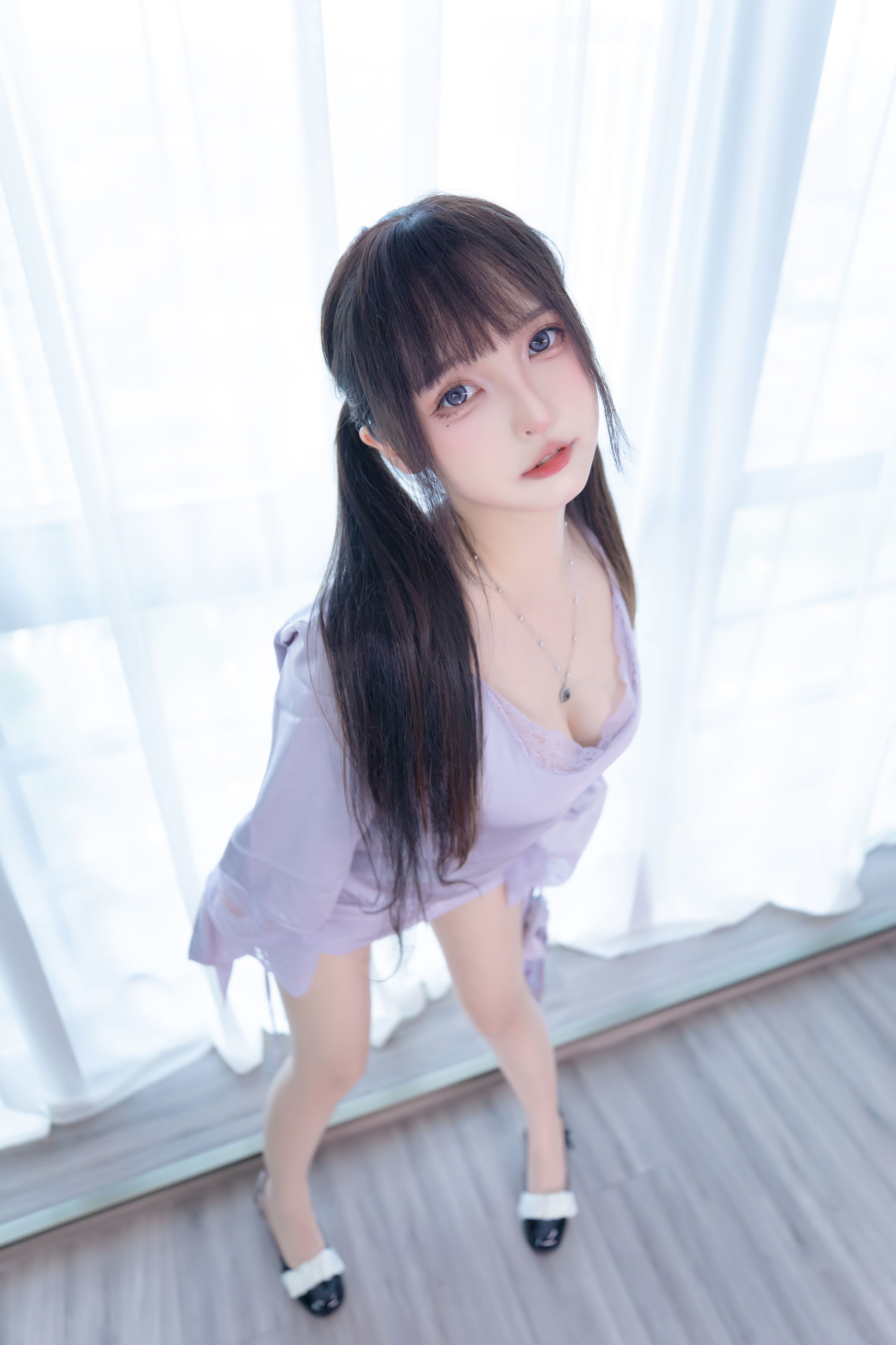 [福利COS] 萝莉神楽板真冬 之望眼欲穿