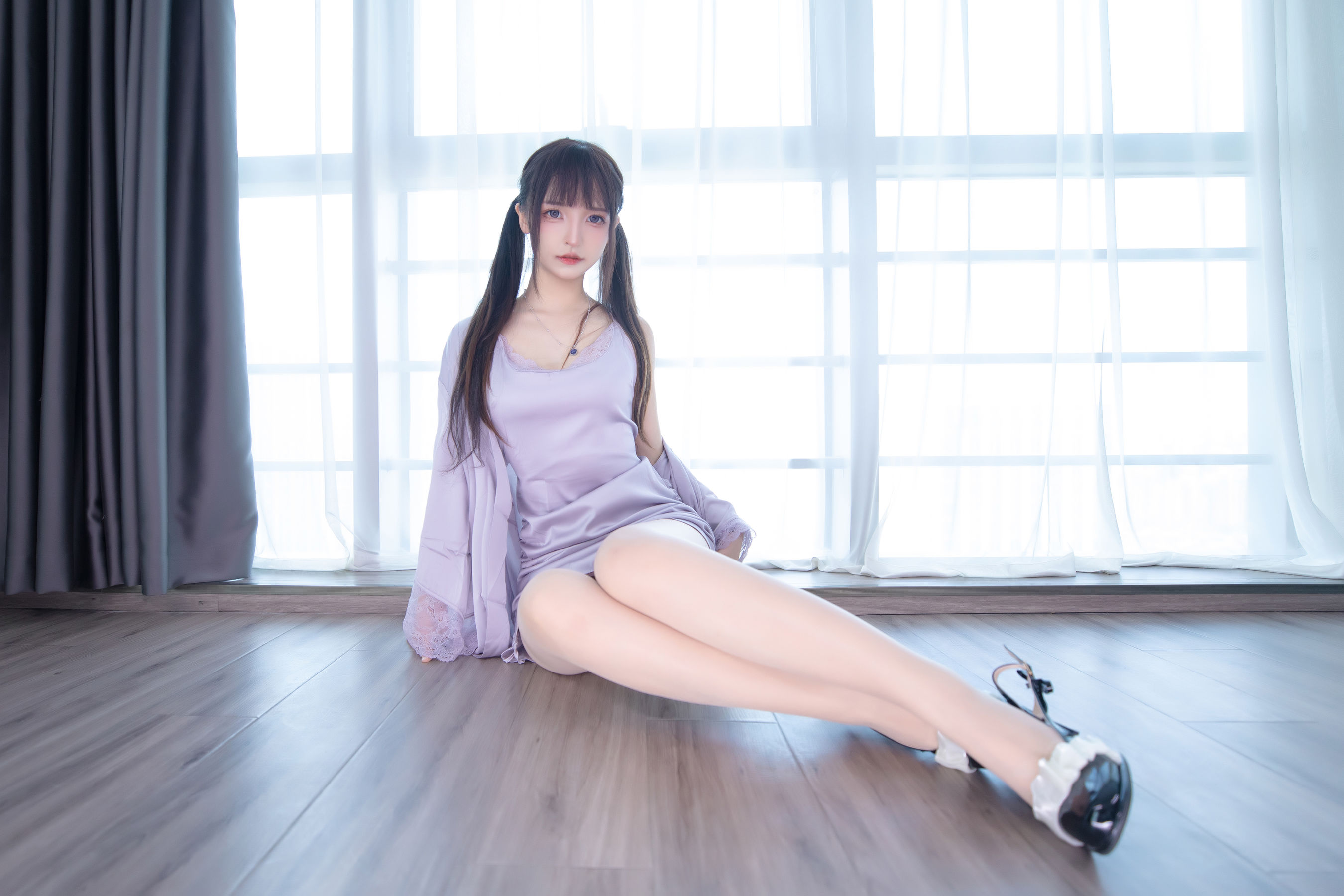 [福利COS] 萝莉神楽板真冬 之望眼欲穿