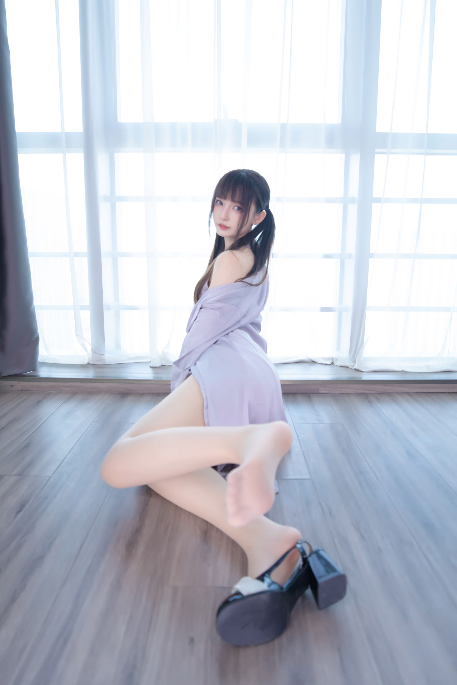 [福利COS] 萝莉神楽板真冬 之望眼欲穿