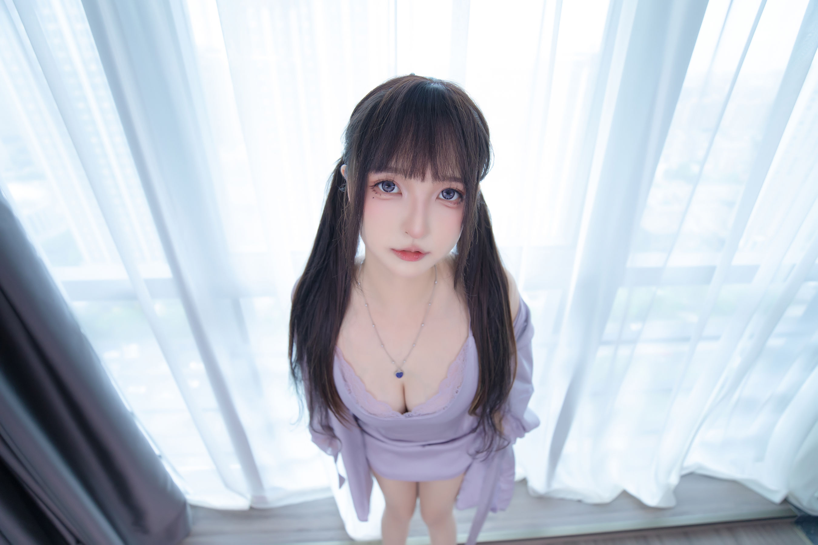 [福利COS] 萝莉神楽板真冬 之望眼欲穿
