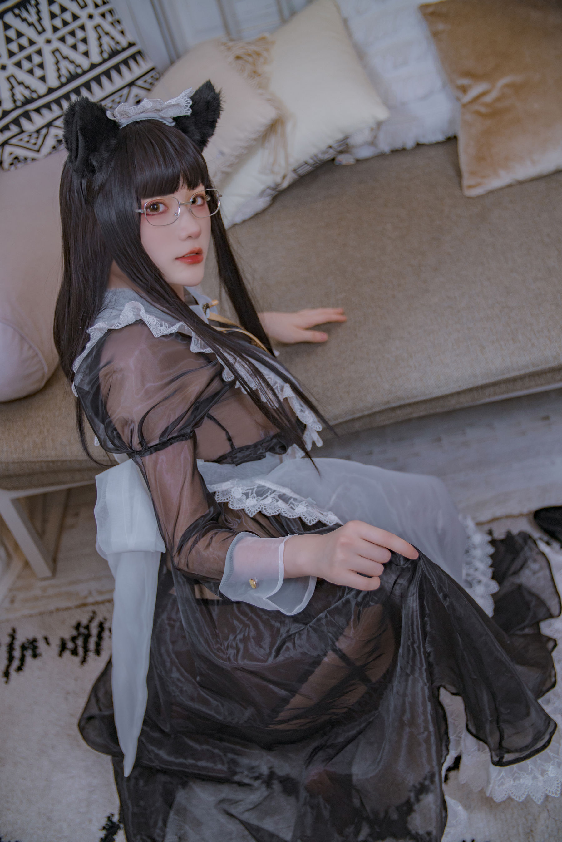 [福利COS] 起司块wii写真 - 会长是女仆大人