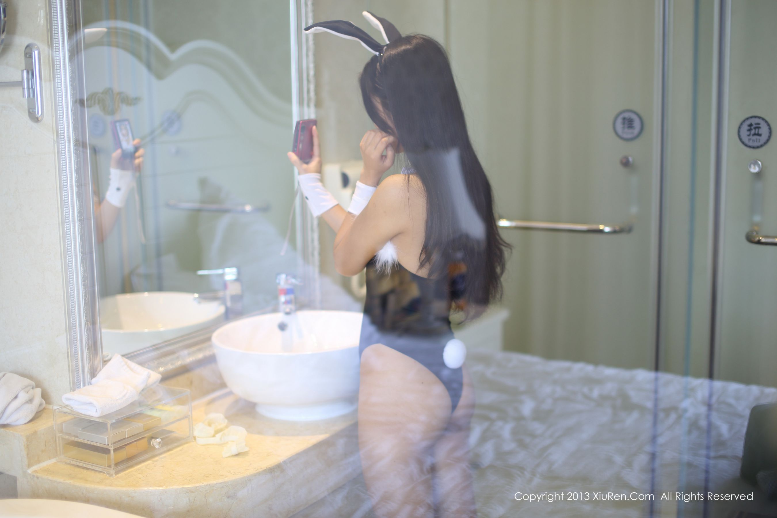 涵涵_blackangela《女仆装+兔女郎》 [秀人网XiuRen] No.023