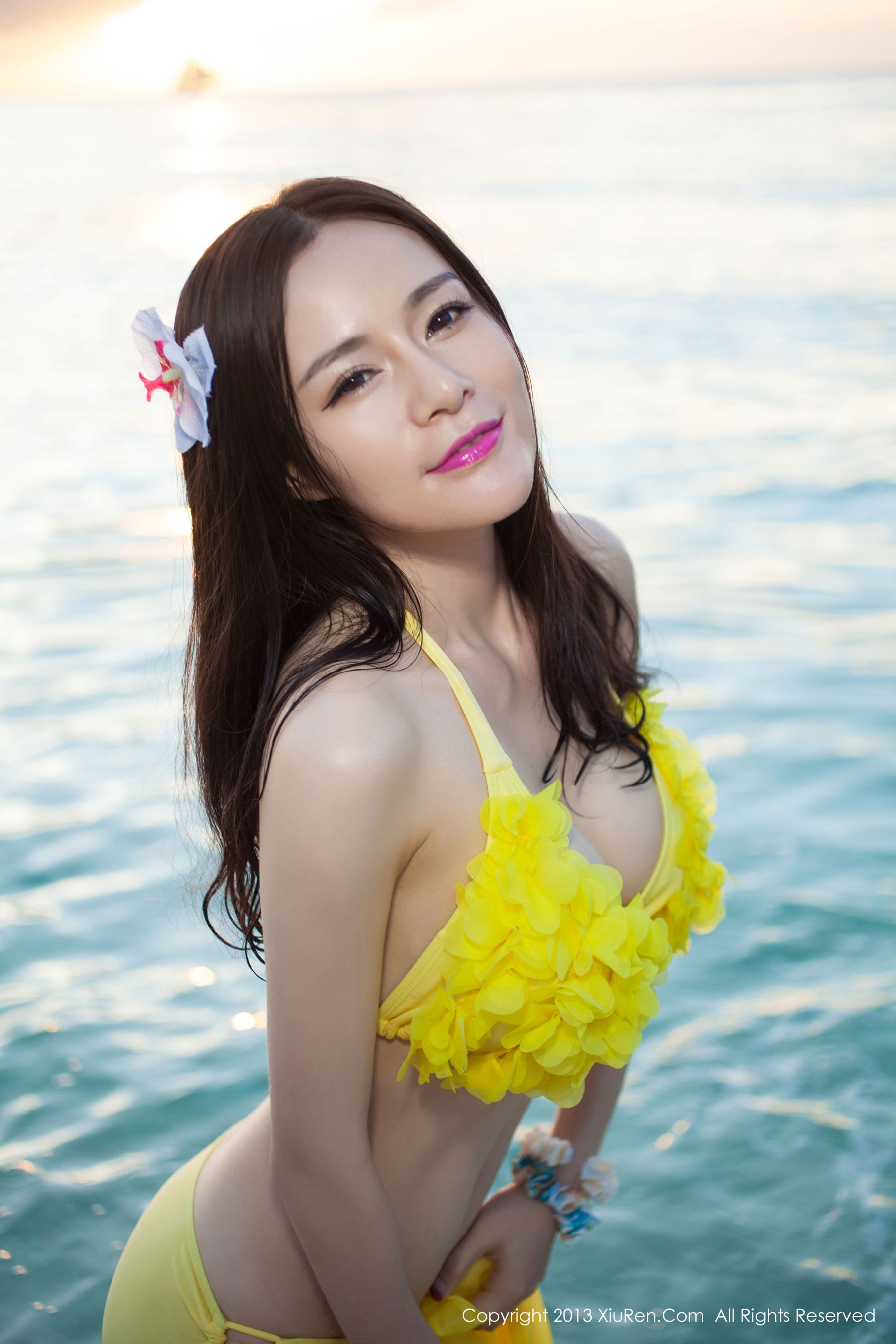 nancy小姿 - 海边唯美比基尼系列 [秀人网XiuRen] No.069