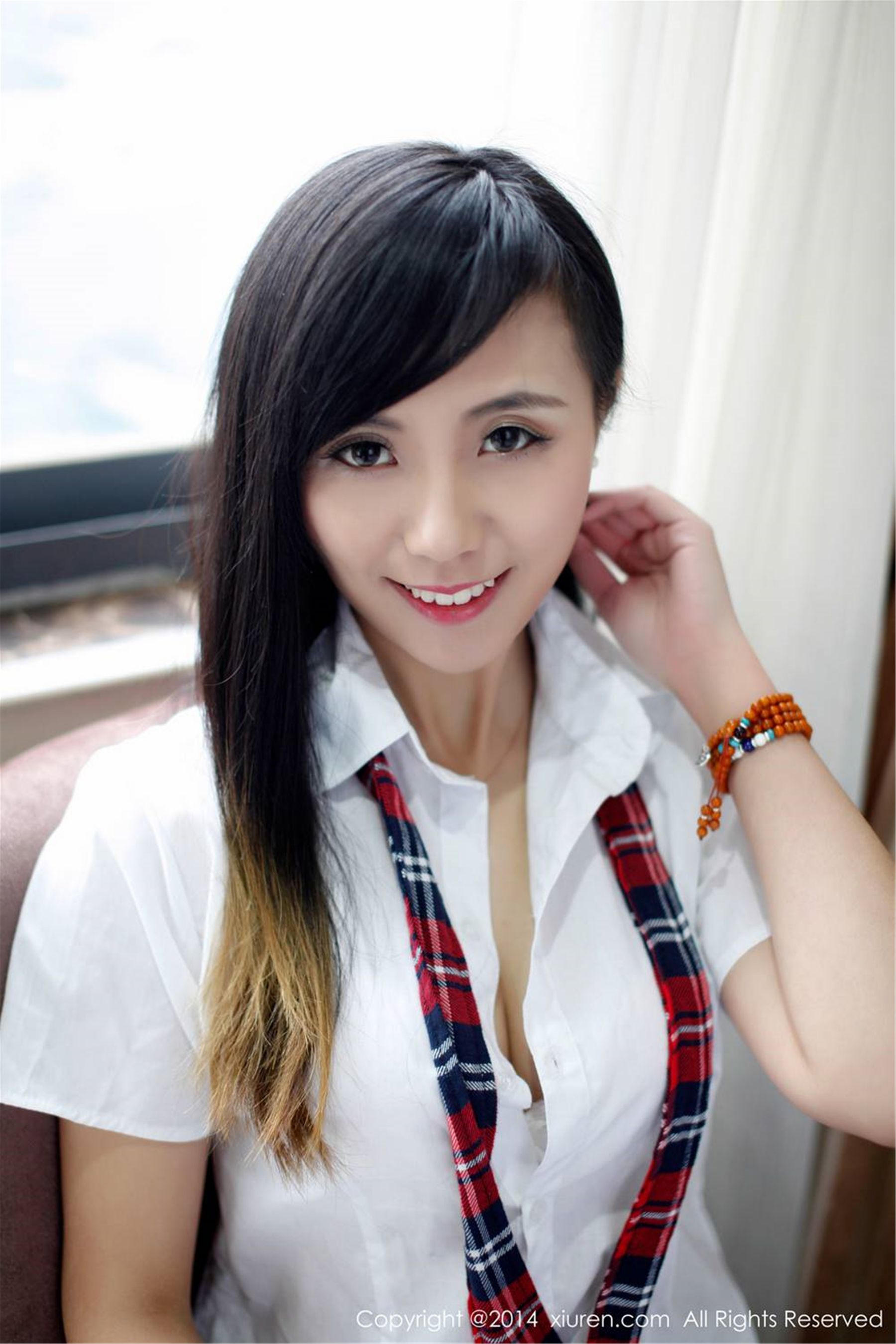 甜美新人模特：谢忱倬 [秀人网XiuRen] No.254