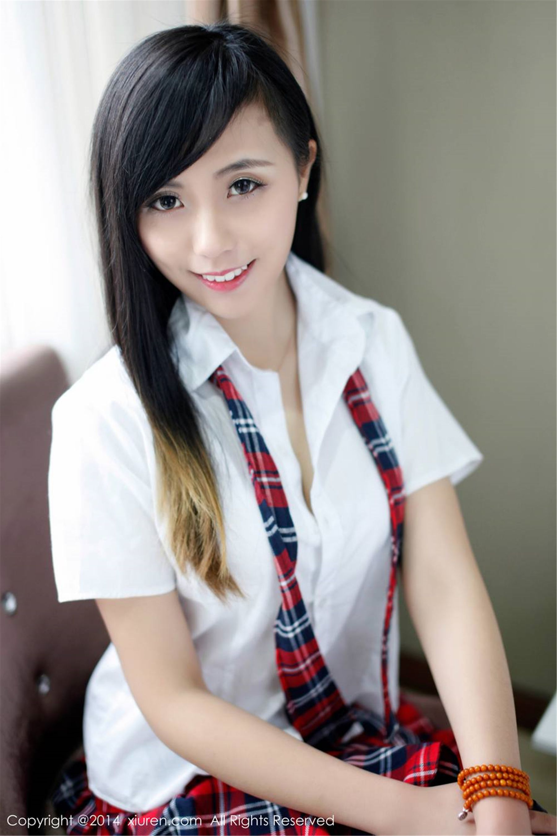 甜美新人模特：谢忱倬 [秀人网XiuRen] No.254