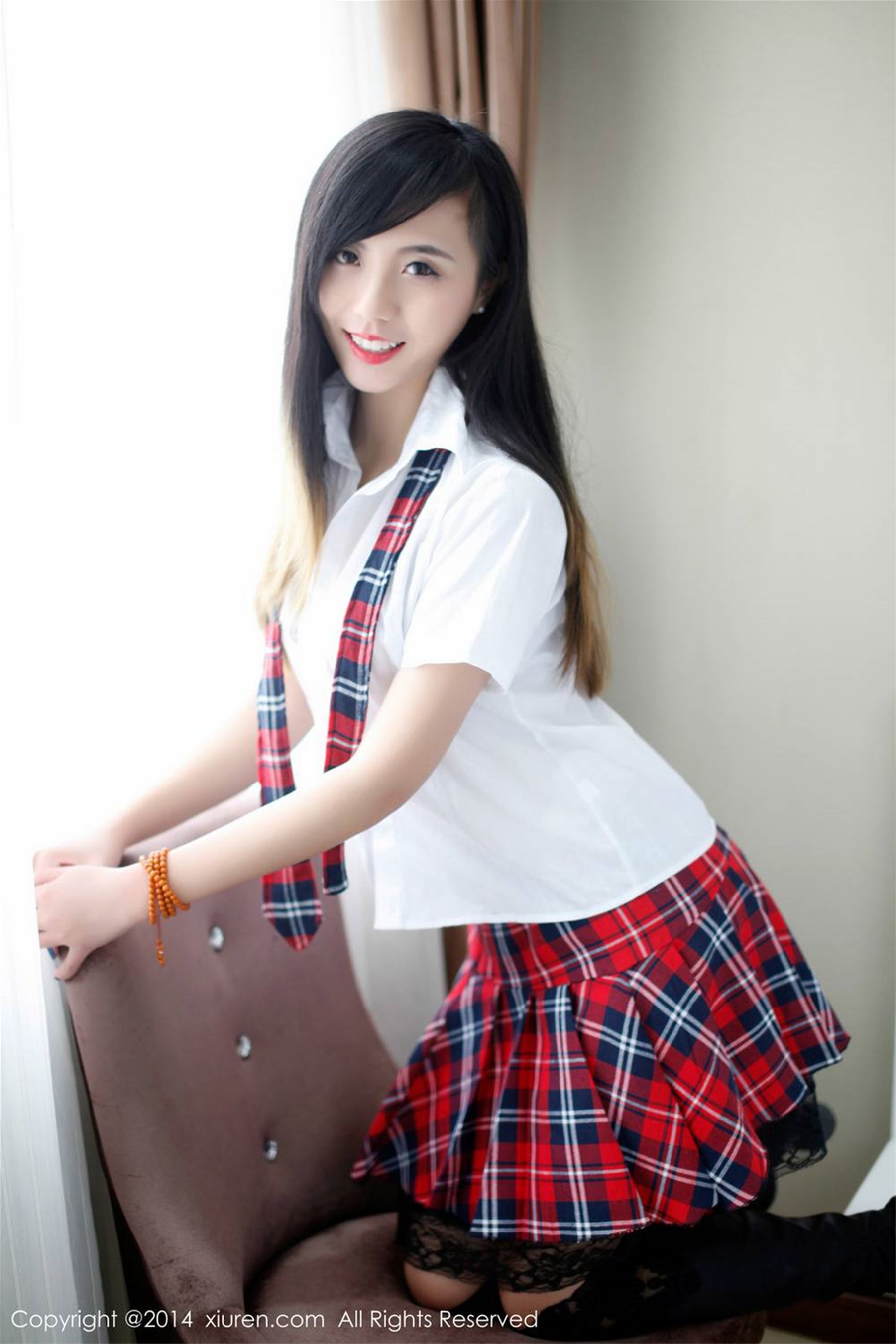 甜美新人模特：谢忱倬 [秀人网XiuRen] No.254