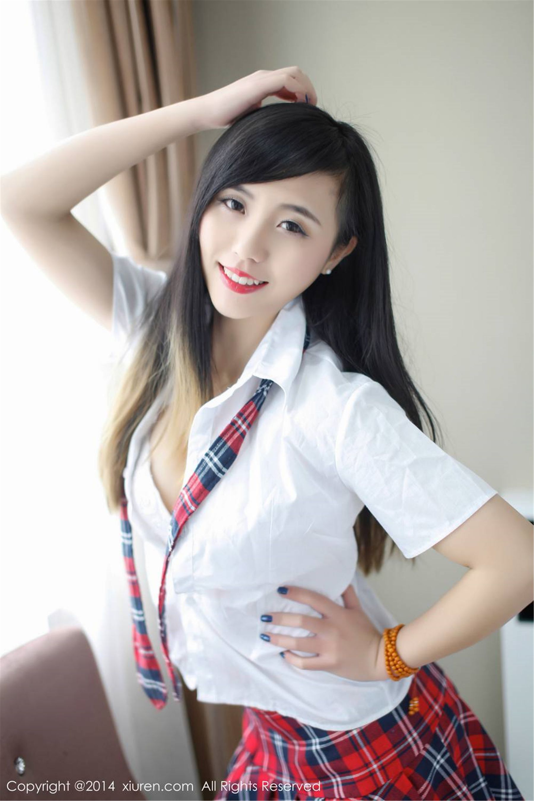 甜美新人模特：谢忱倬 [秀人网XiuRen] No.254