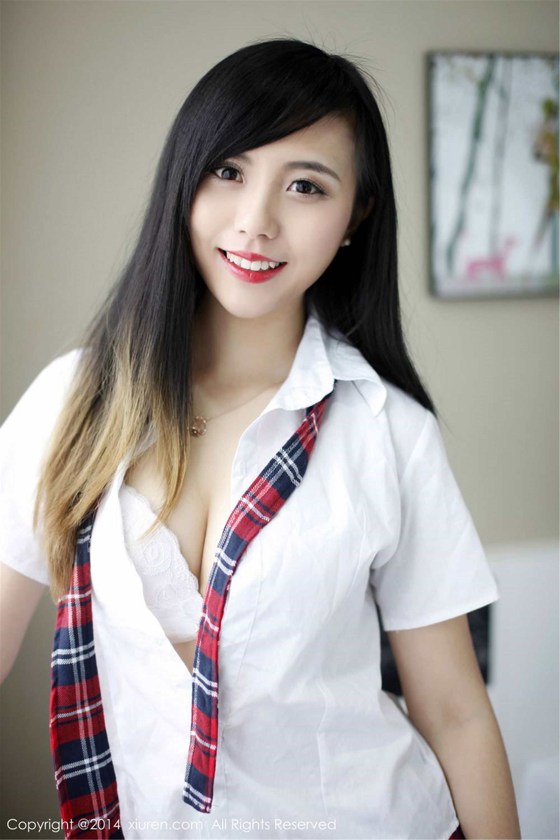 甜美新人模特：谢忱倬 [秀人网XiuRen] No.254
