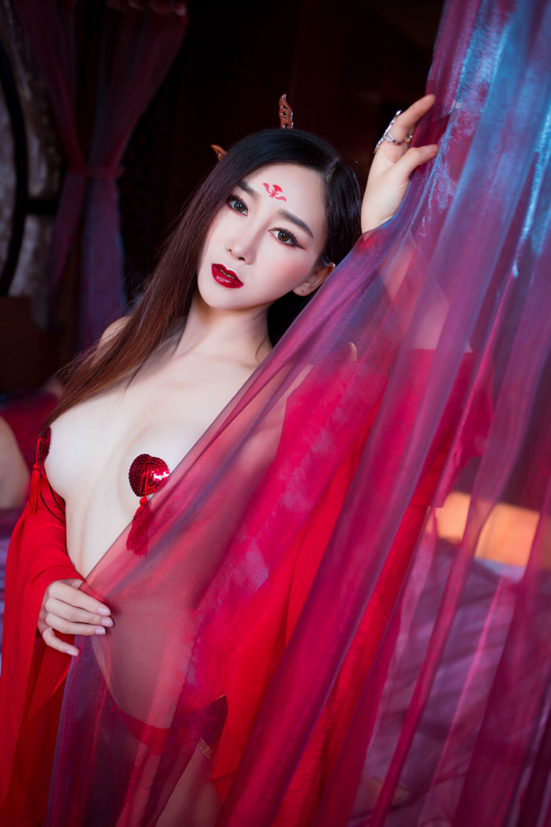 邹晶晶《花千骨 ? 魔化》COS [秀人网XiuRen] No.382