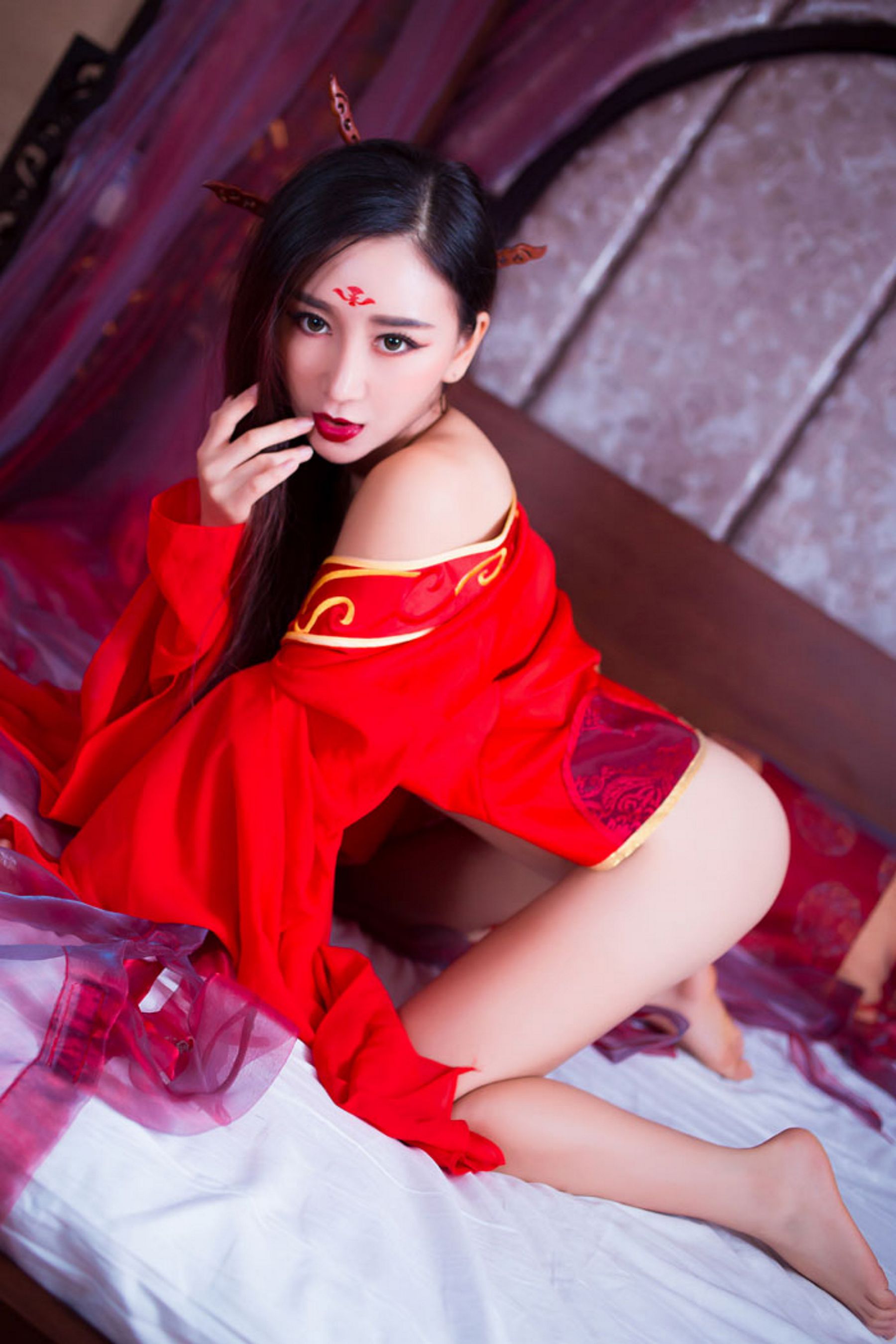 邹晶晶《花千骨 ? 魔化》COS [秀人网XiuRen] No.382