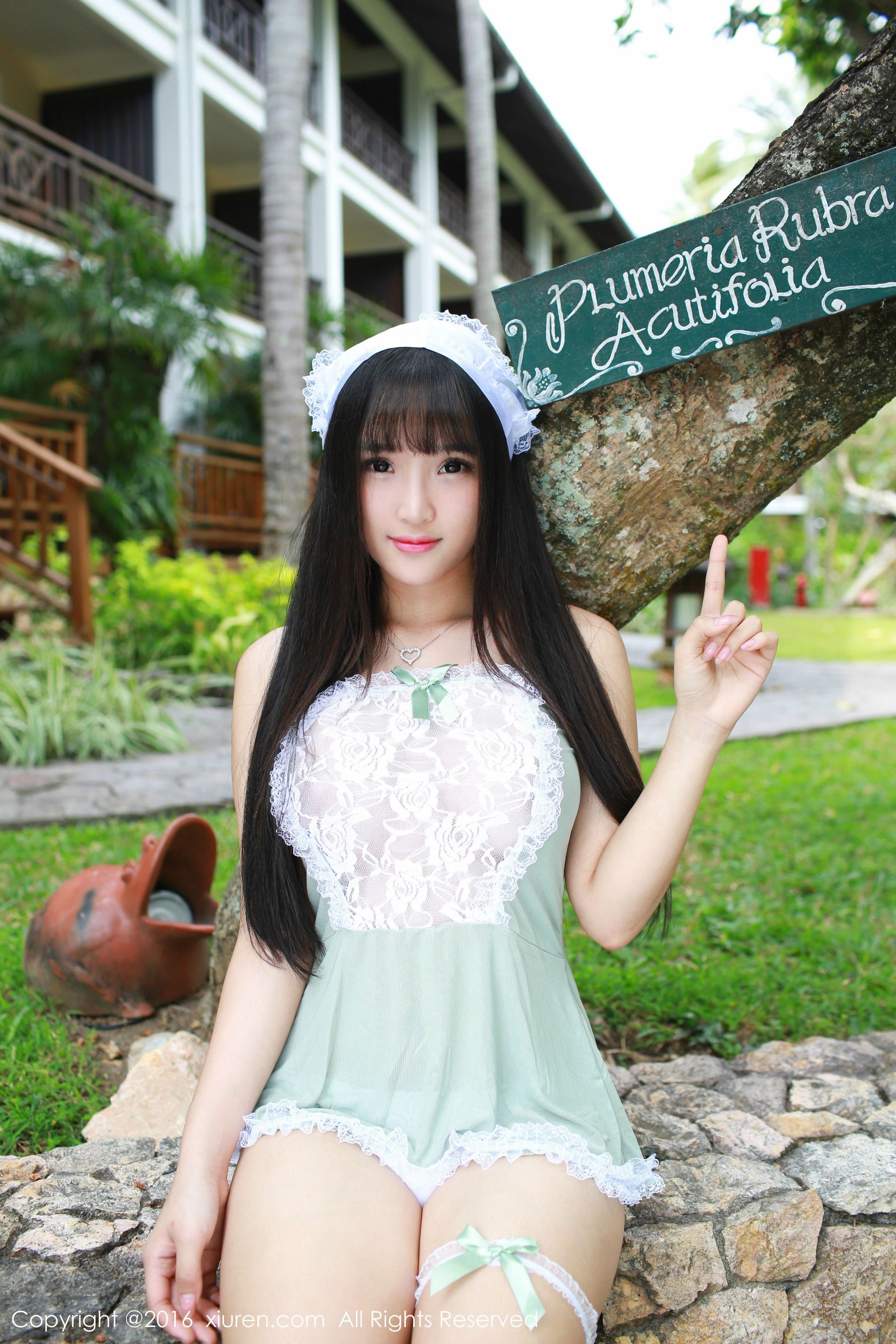 夏瑶baby《清新女仆装+可爱内衣》 [秀人网XiuRen] No.463