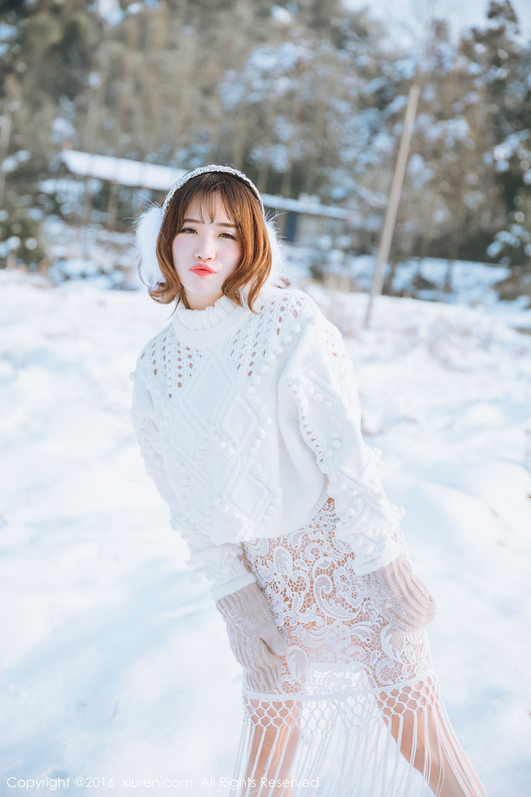 徐cake《新春雪景套图》 [秀人网XiuRen] No.484