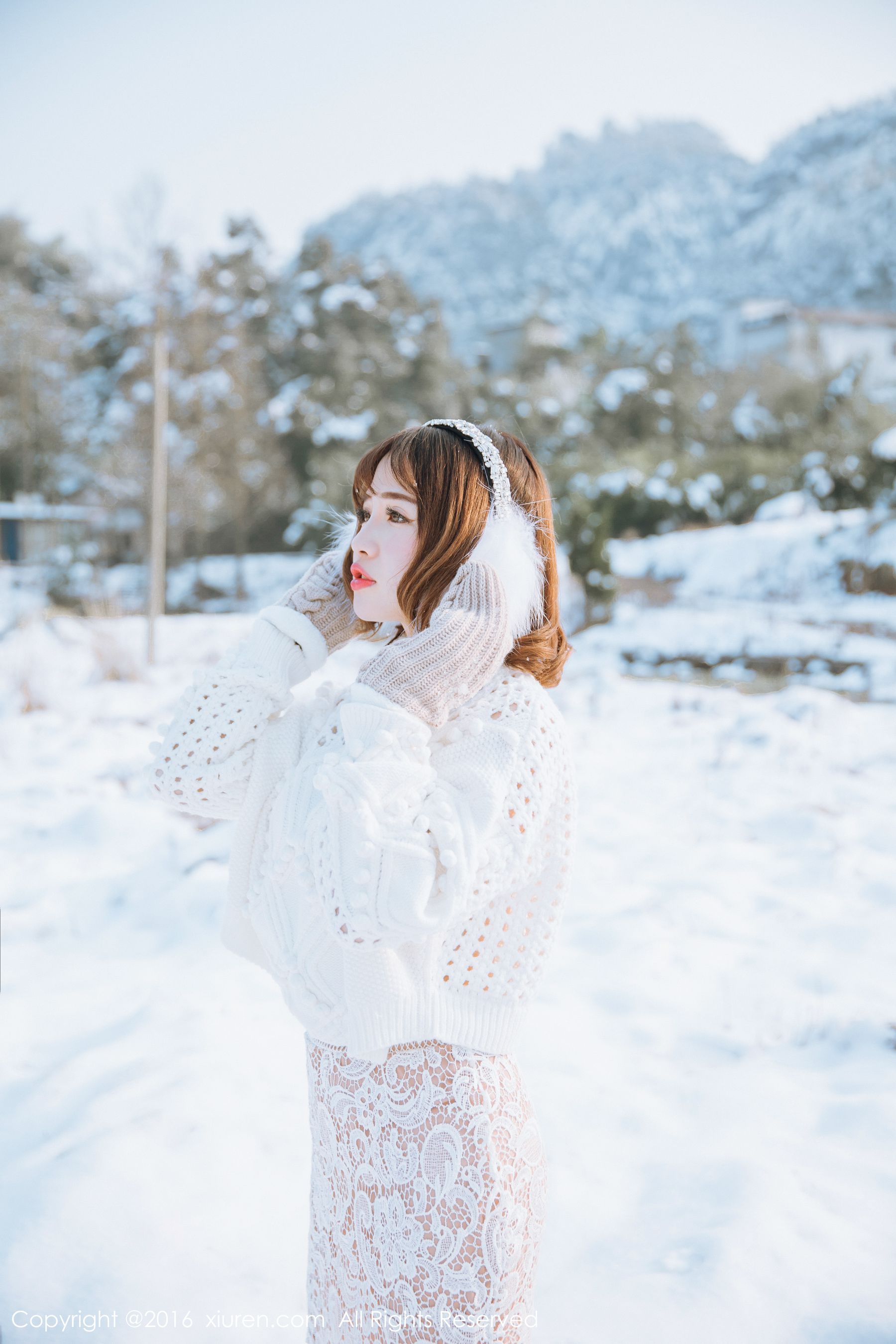 徐cake《新春雪景套图》 [秀人网XiuRen] No.484