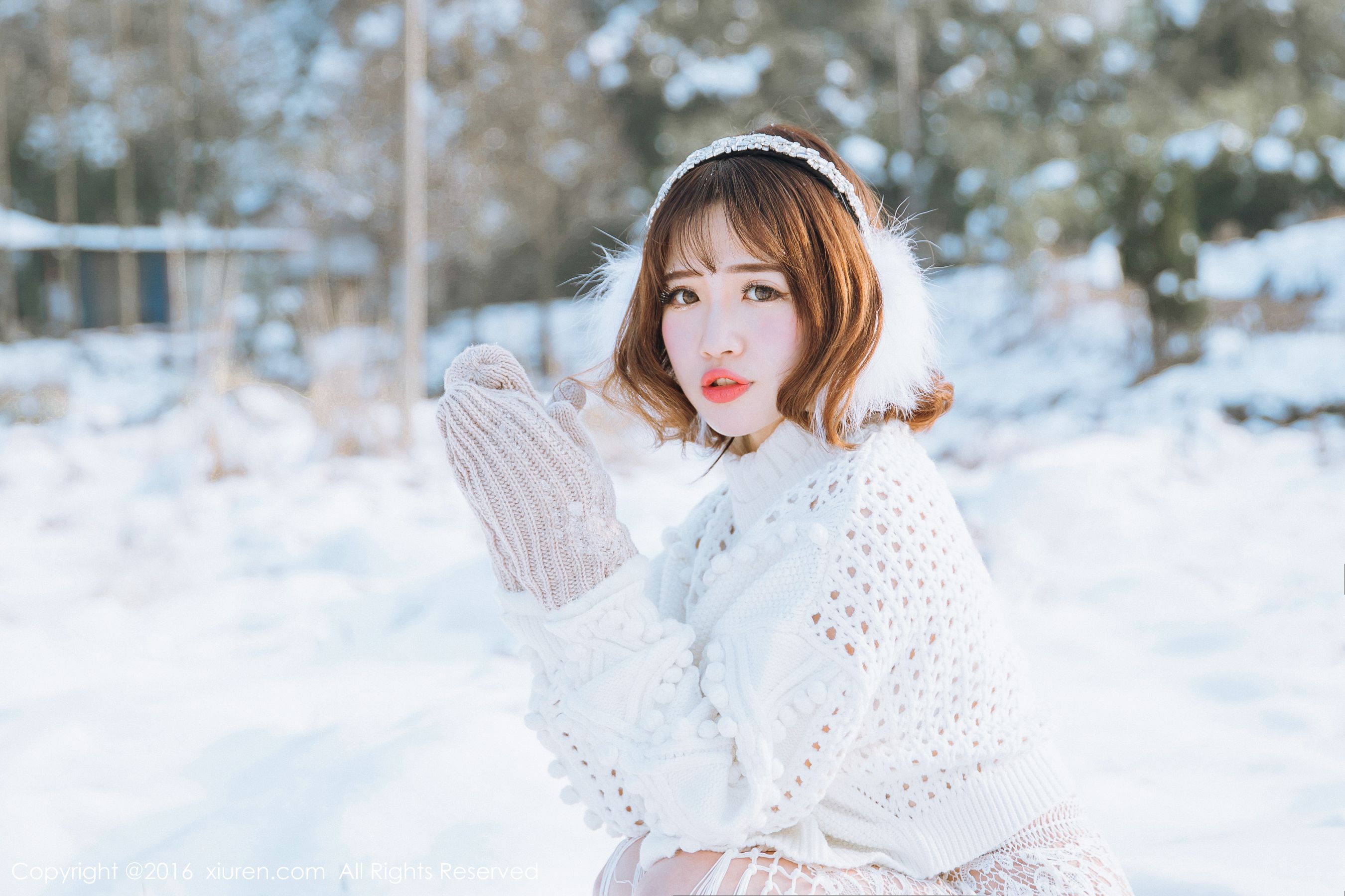 徐cake《新春雪景套图》 [秀人网XiuRen] No.484