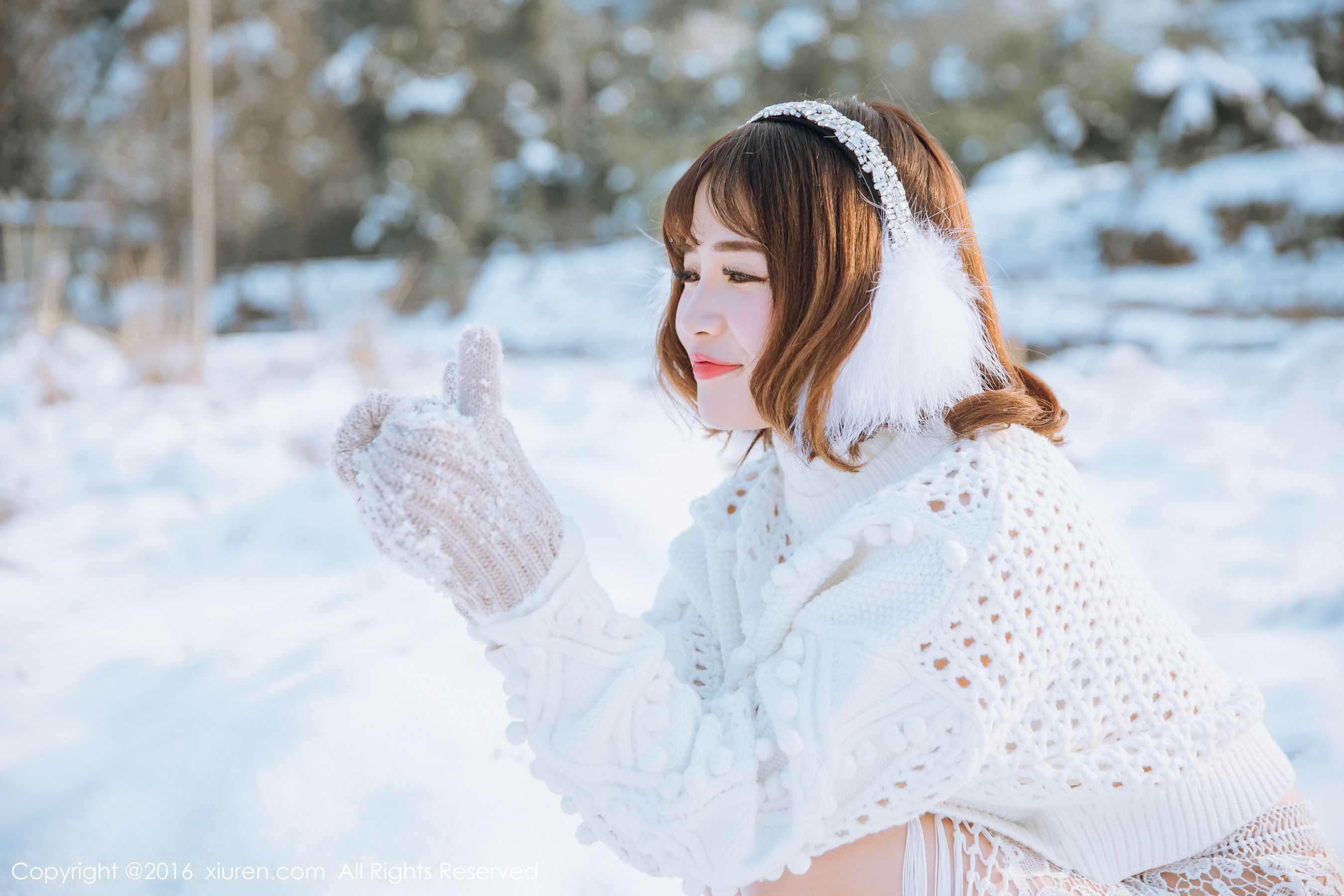 徐cake《新春雪景套图》 [秀人网XiuRen] No.484