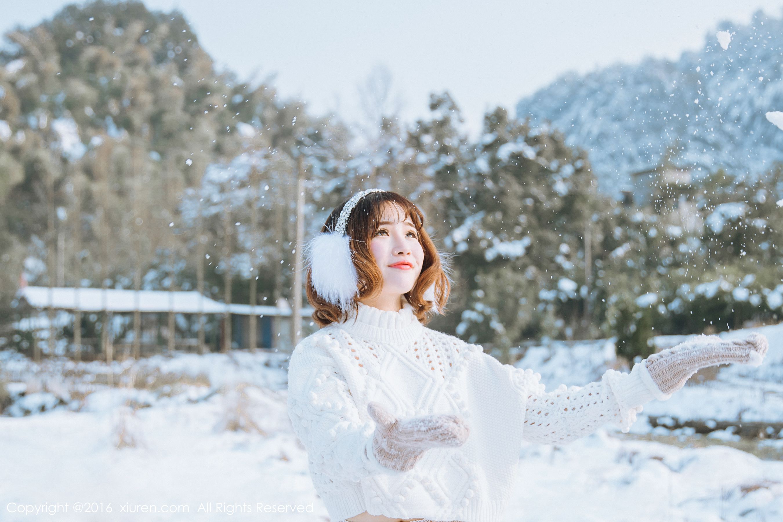 徐cake《新春雪景套图》 [秀人网XiuRen] No.484