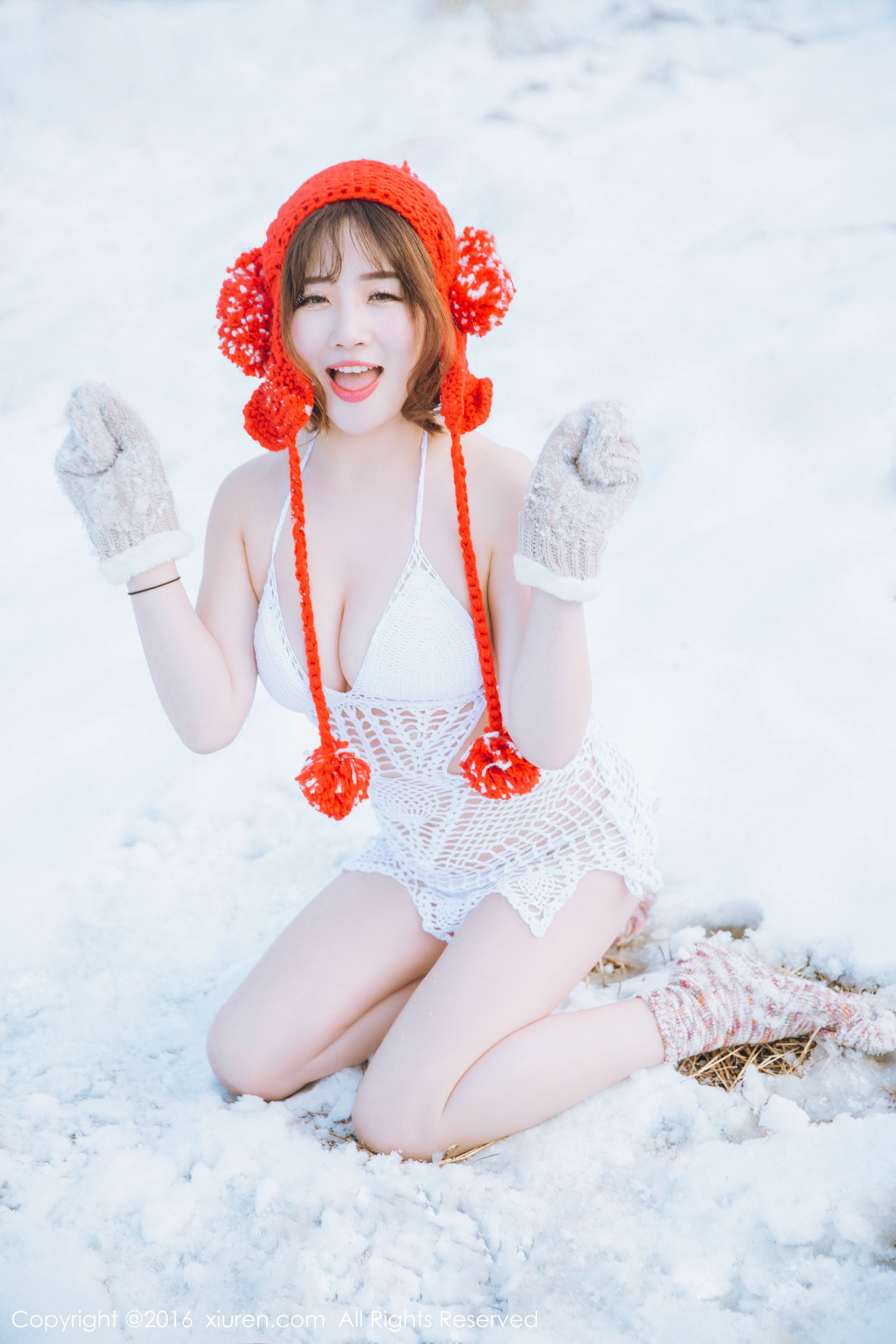 徐cake《新春雪景套图》 [秀人网XiuRen] No.484