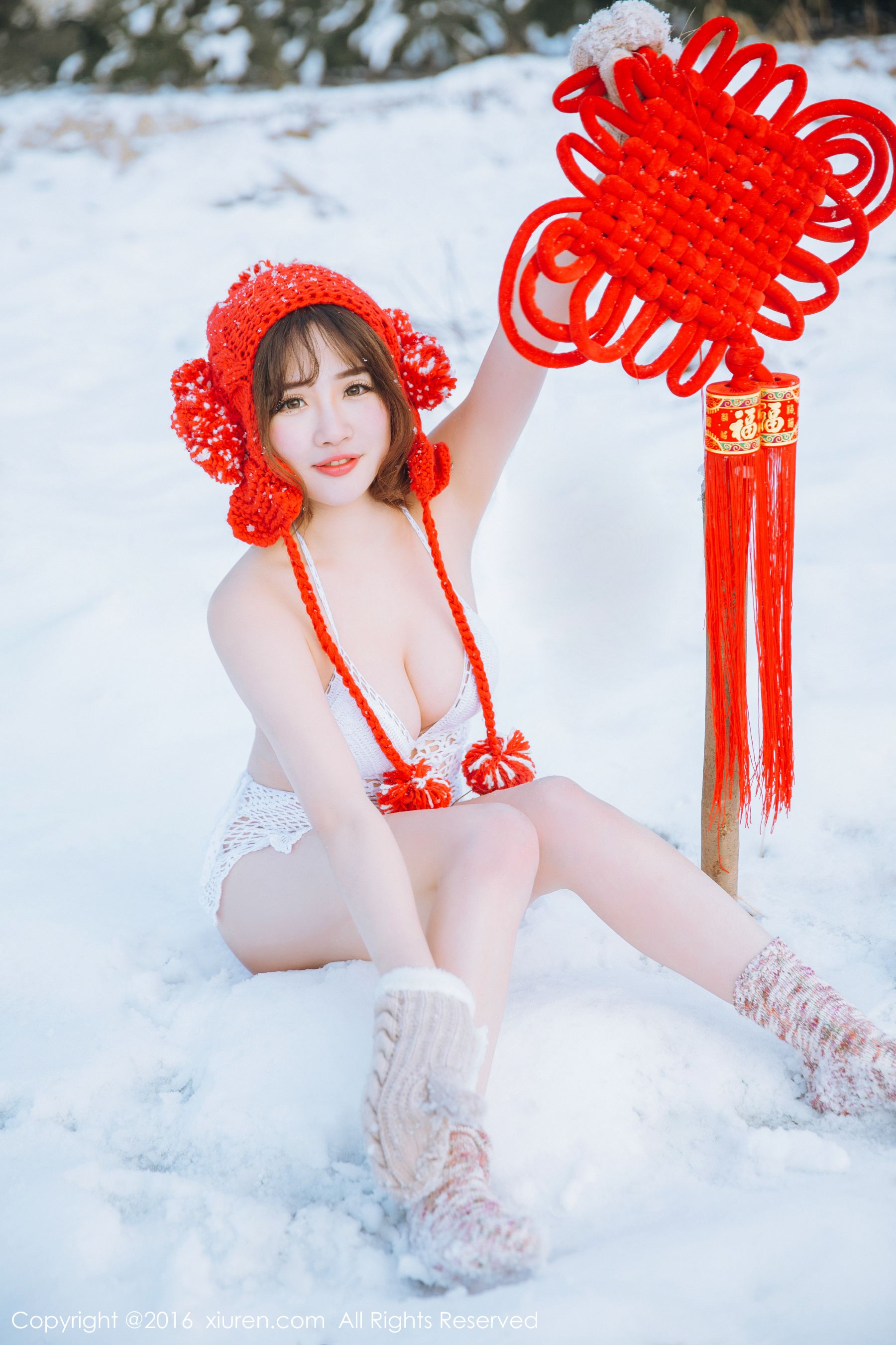 徐cake《新春雪景套图》 [秀人网XiuRen] No.484