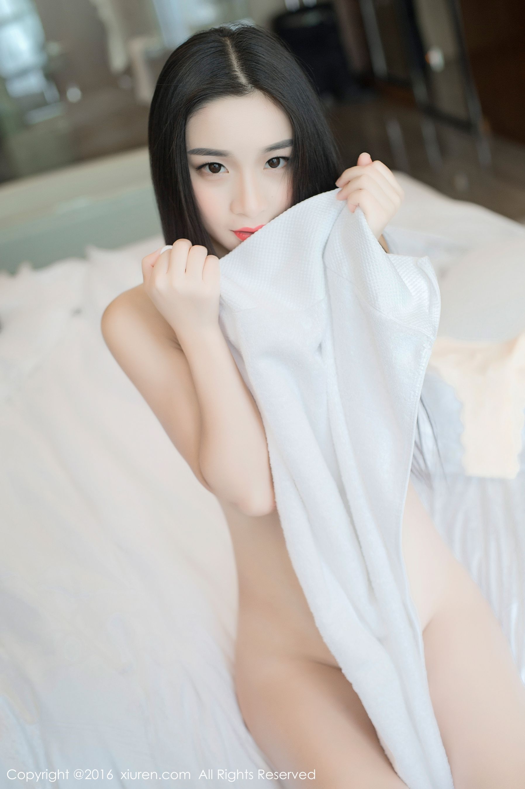 绮梦Cherish《高叉校服内搭豹纹、真空浴巾》 [秀人网XiuRen] No.645