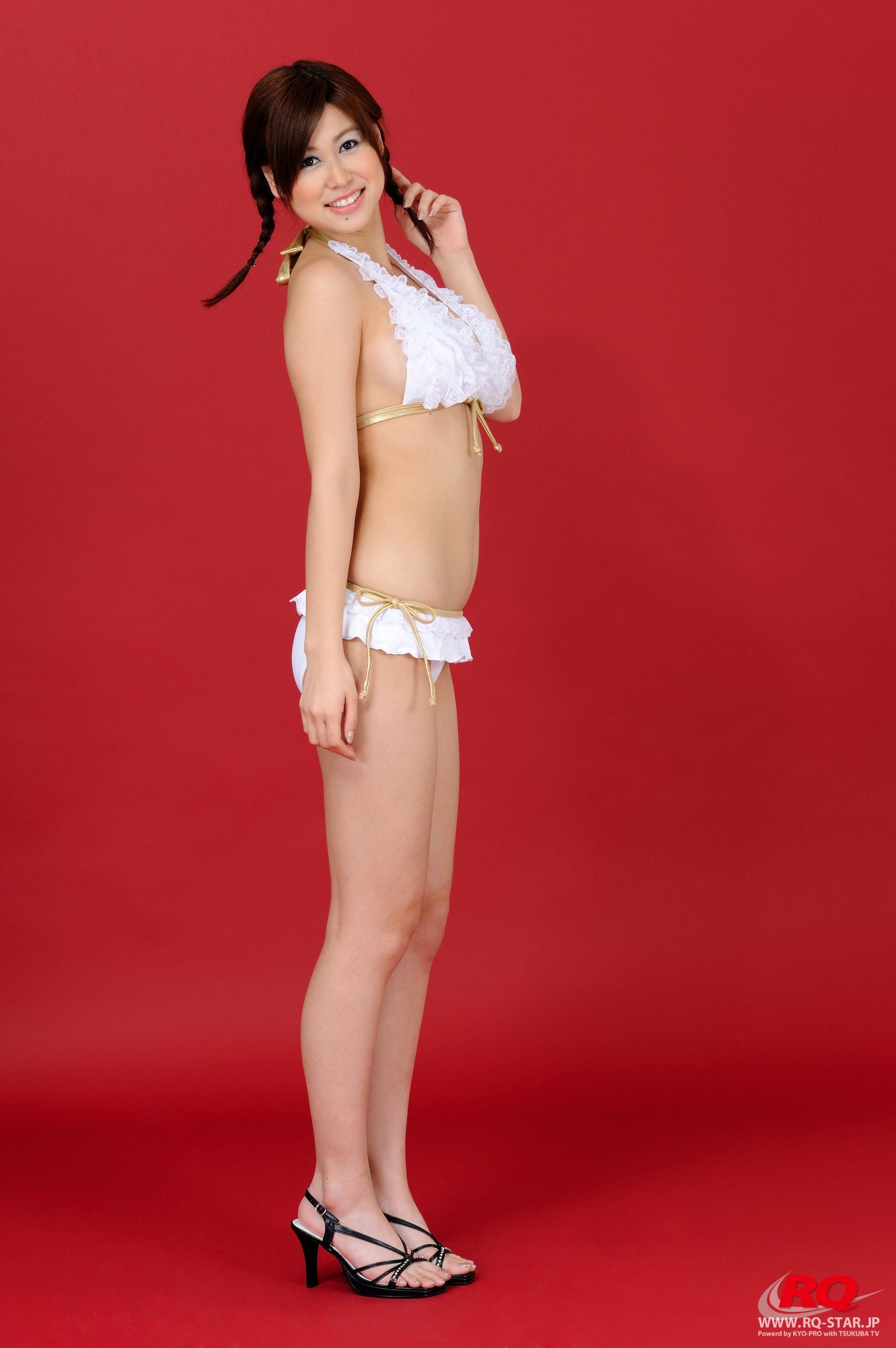 [RQ-STAR] NO.01105 Airi Nagasaku 永作あいり Swim Suits 白色泳装