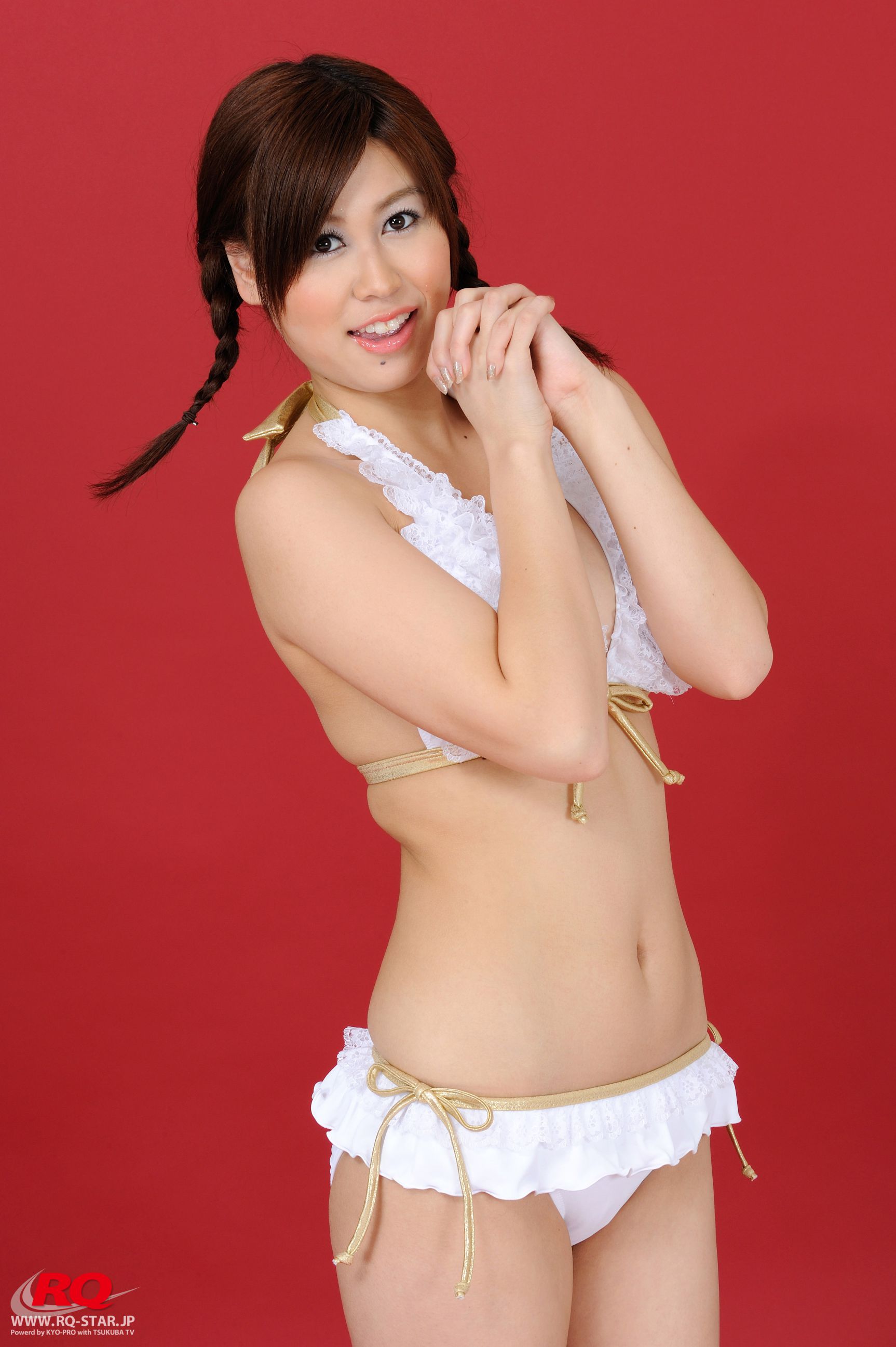 [RQ-STAR] NO.01105 Airi Nagasaku 永作あいり Swim Suits 白色泳装