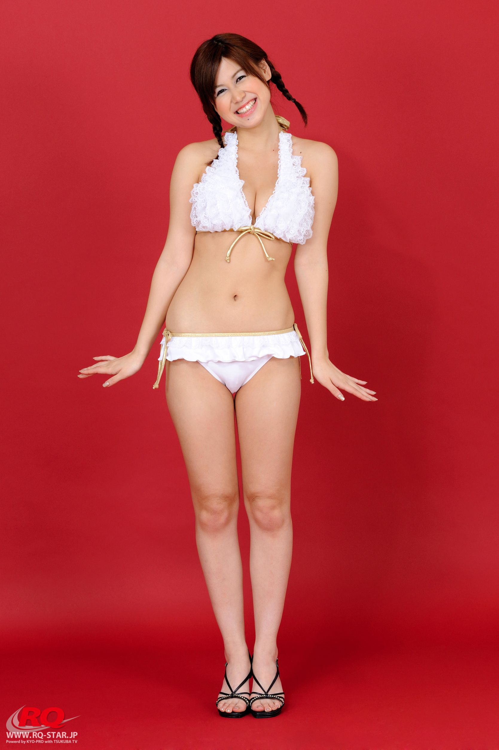 [RQ-STAR] NO.01105 Airi Nagasaku 永作あいり Swim Suits 白色泳装