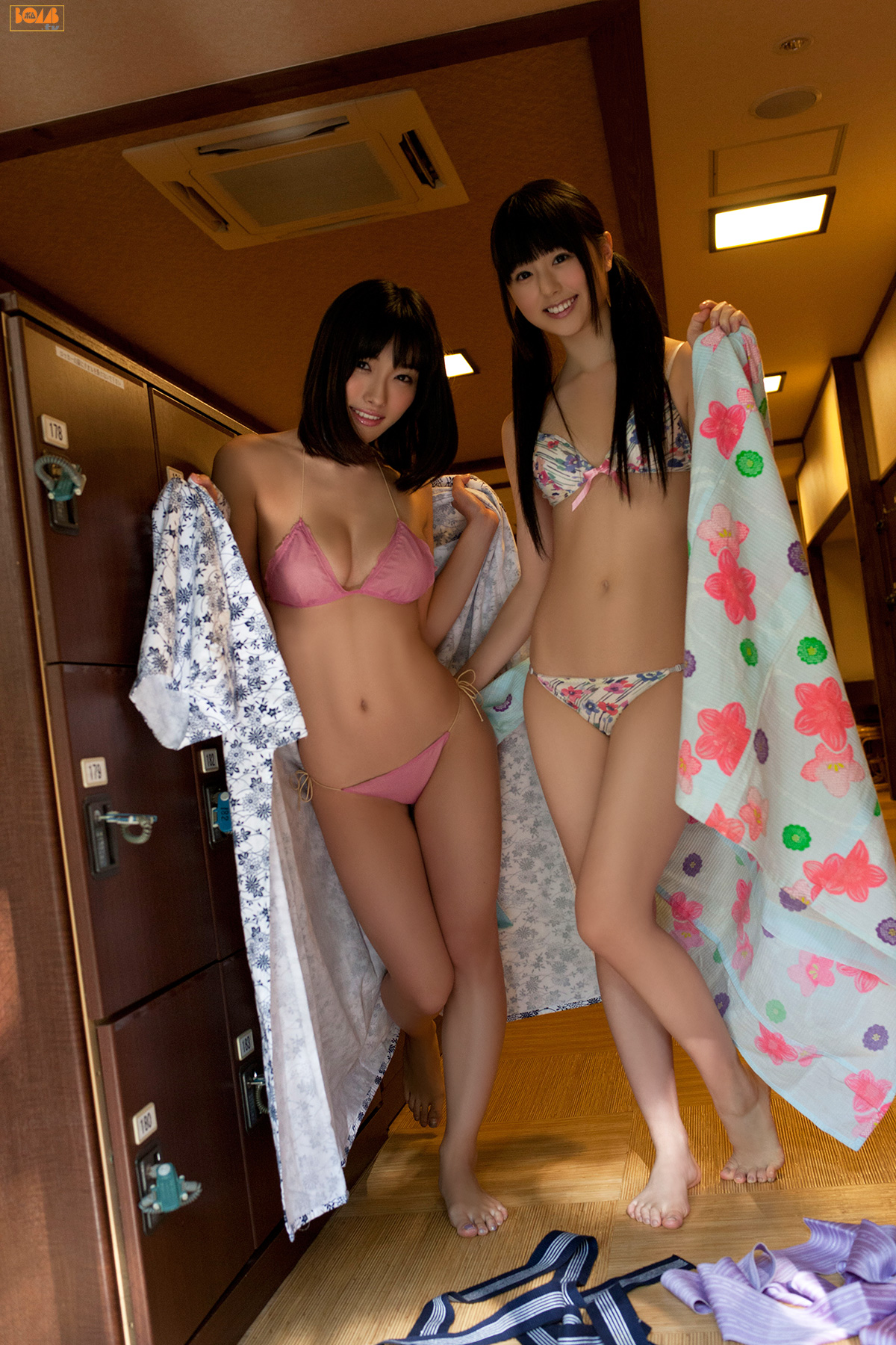 栗田恵美×今野杏南《温泉游》  [Bomb.TV] 2012年12月号