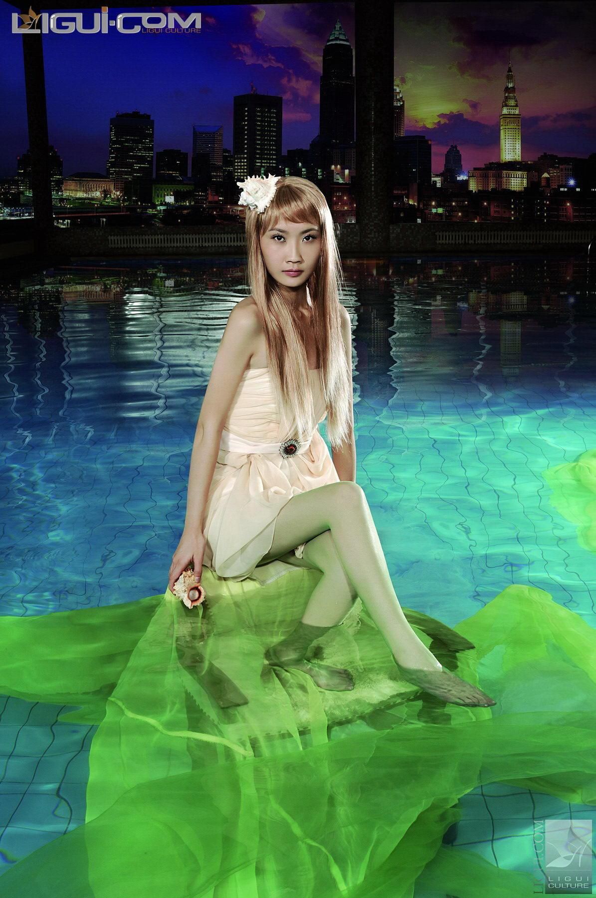 Model 马鑫茹《人鱼的梦想》 [丽柜LiGui] 丝足写真图片
