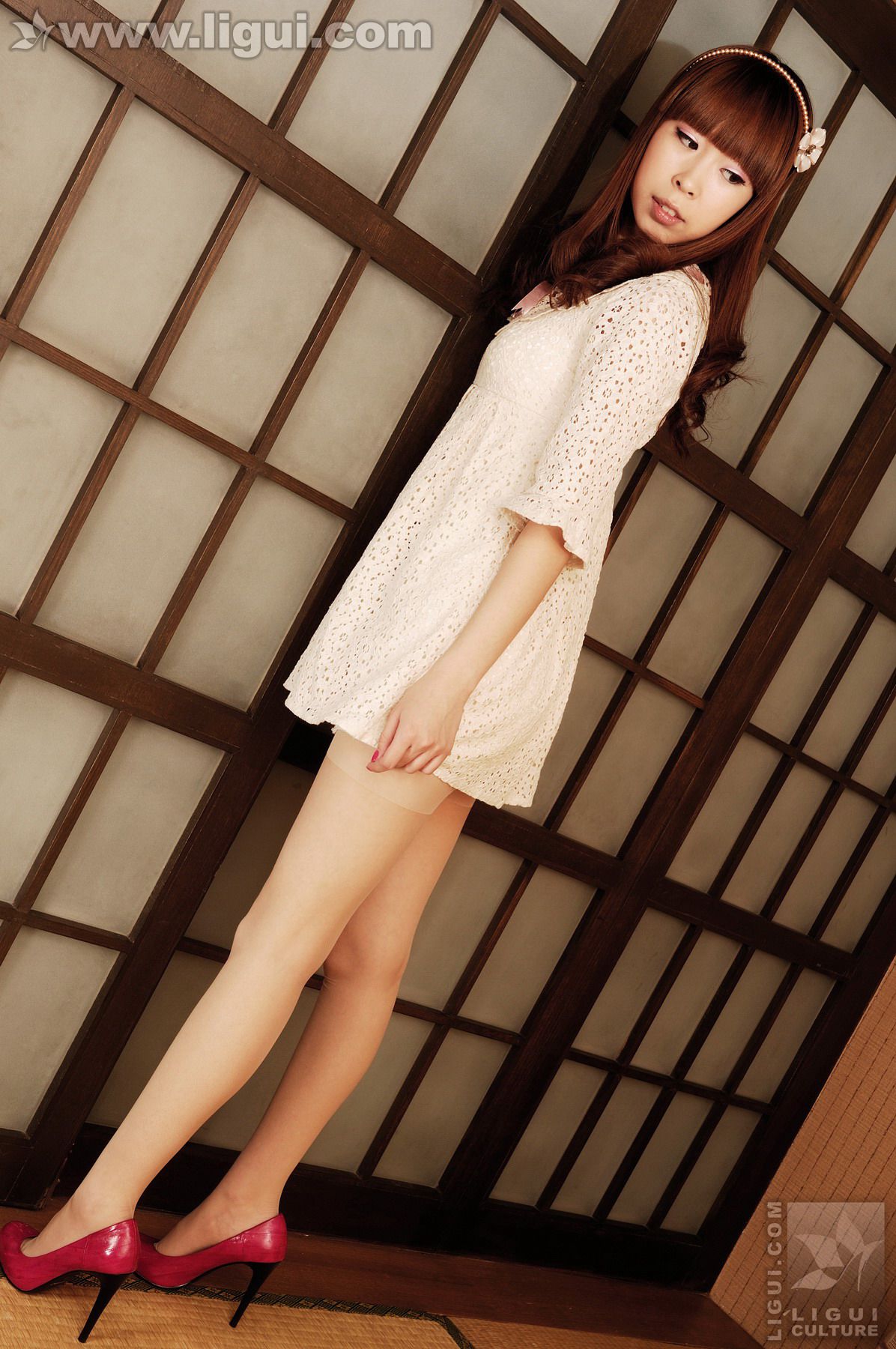 Model Vikcy《日本风情的诱惑》 [丽柜LiGui] 美腿玉足写真图片