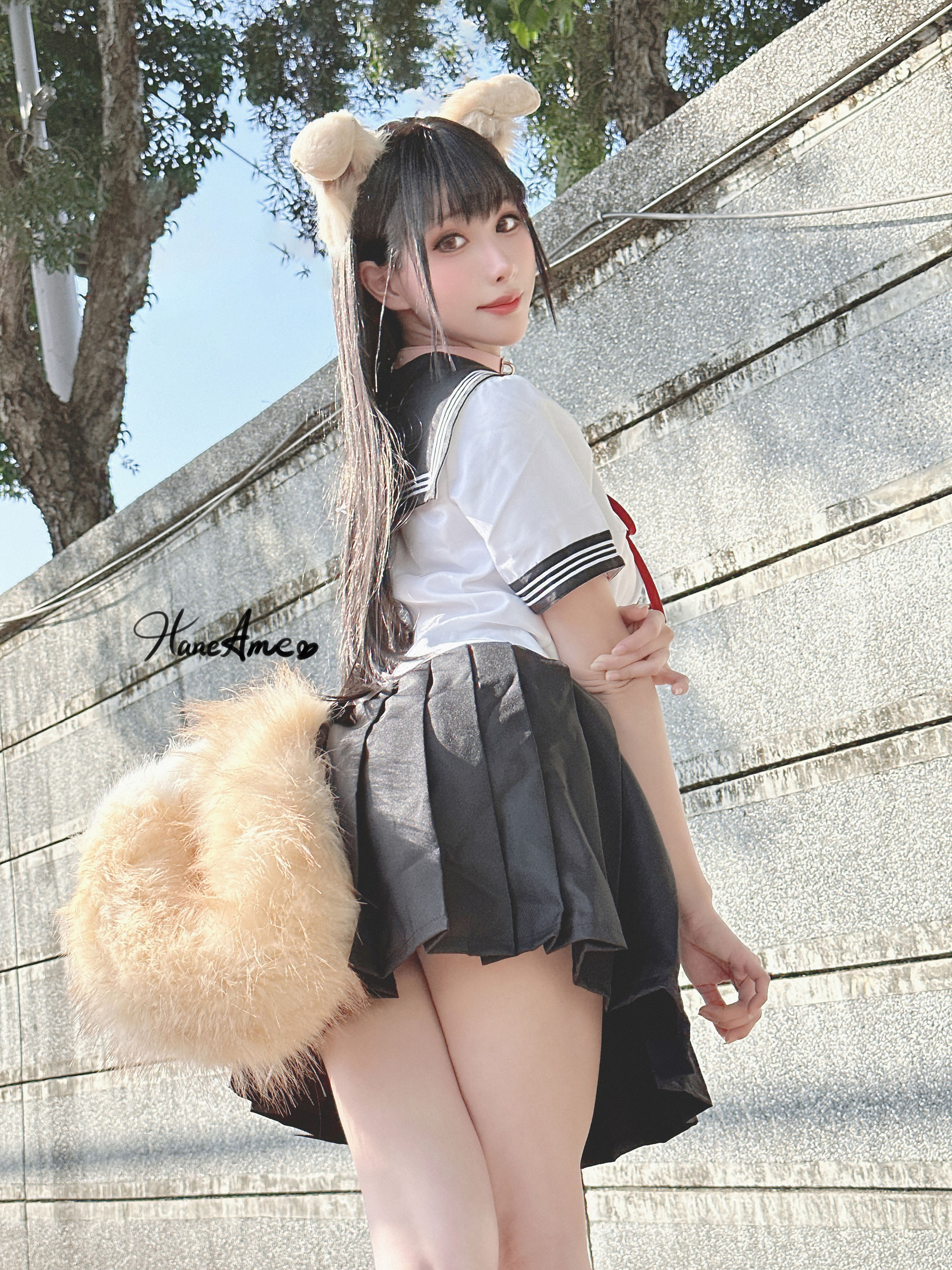 Hane 雨波写真 - Original Shiba JK 柴犬學妹
