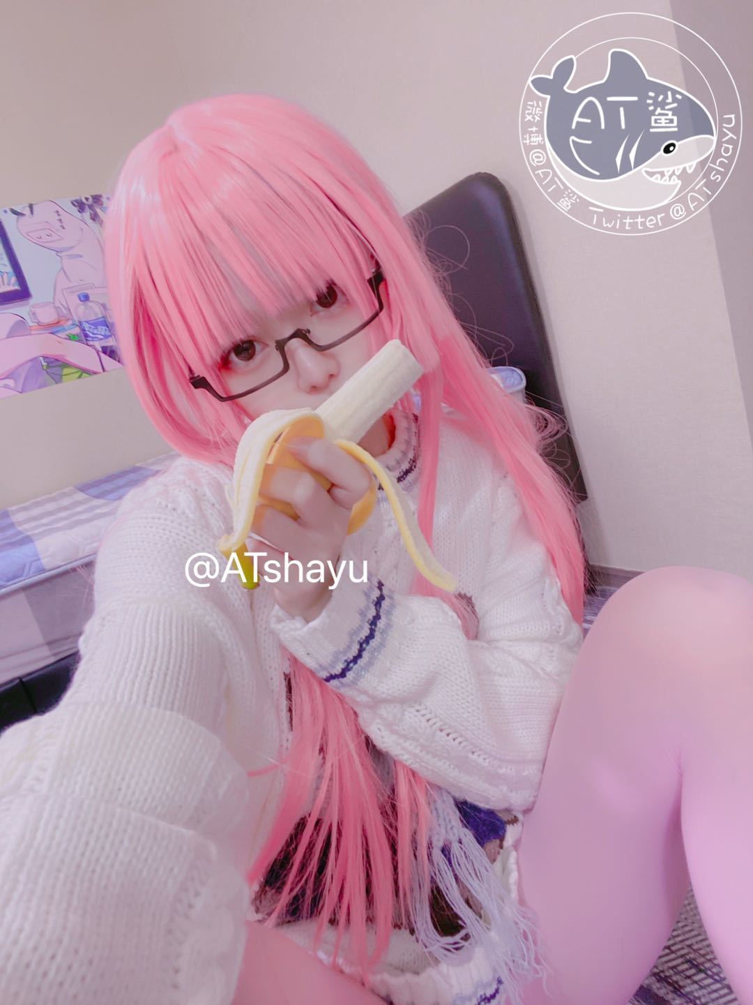 AT鲨 粉色