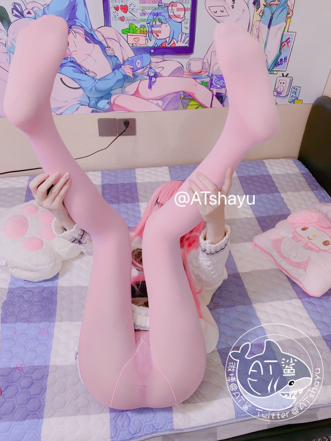 AT鲨 粉色