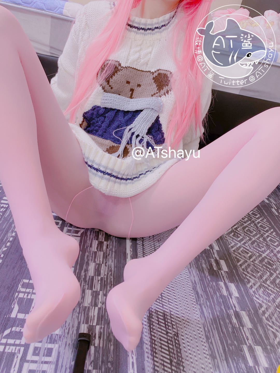 AT鲨 粉色