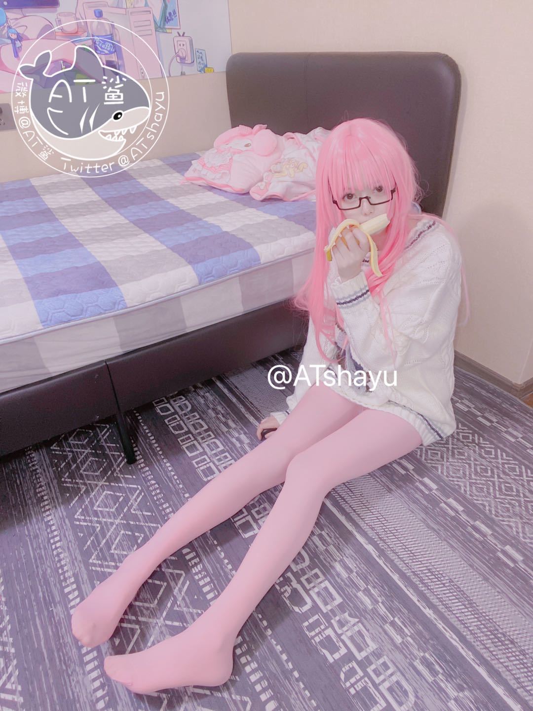 AT鲨 粉色