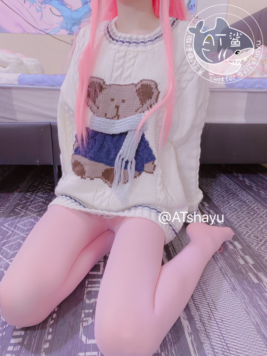 AT鲨 粉色