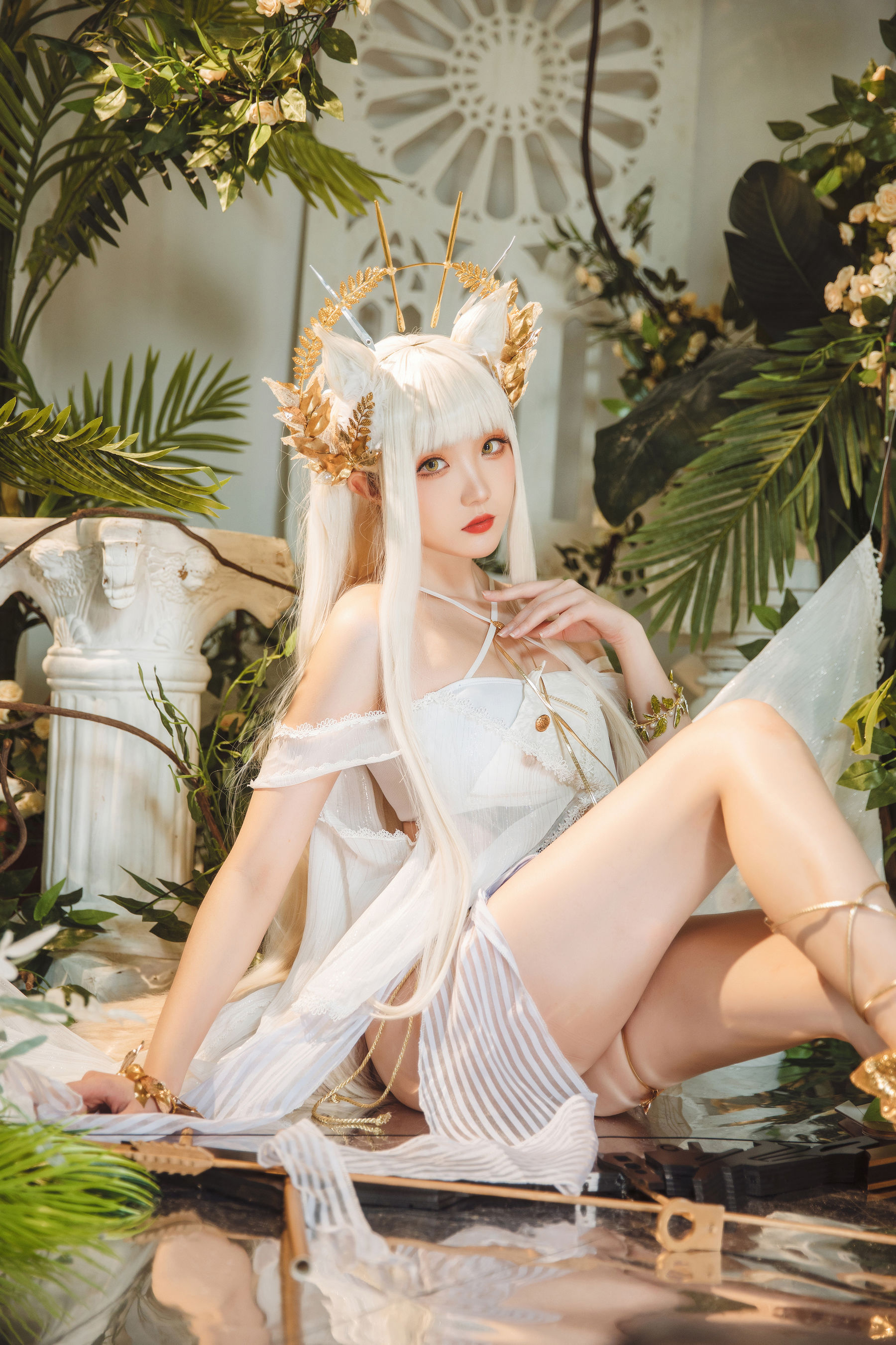 Coser瓜希酱福利 明日方舟 白金泳装