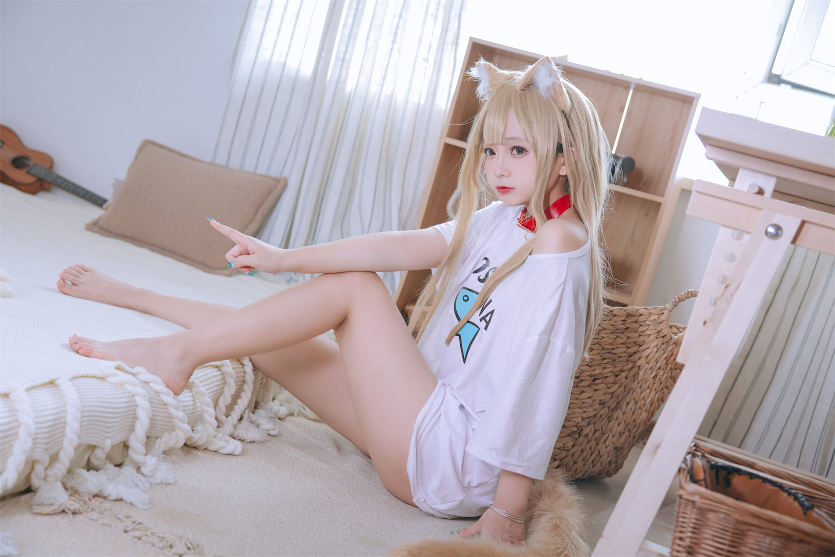 Cosplay日奈娇 黄豆粉