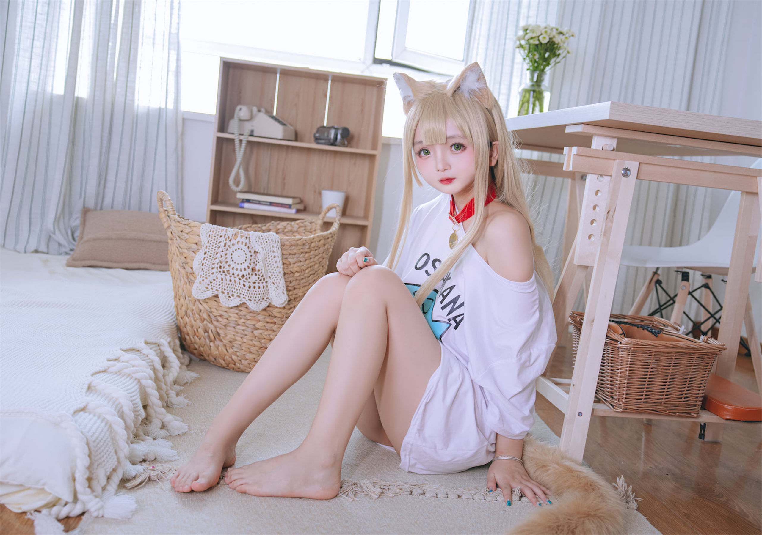 Cosplay日奈娇 黄豆粉