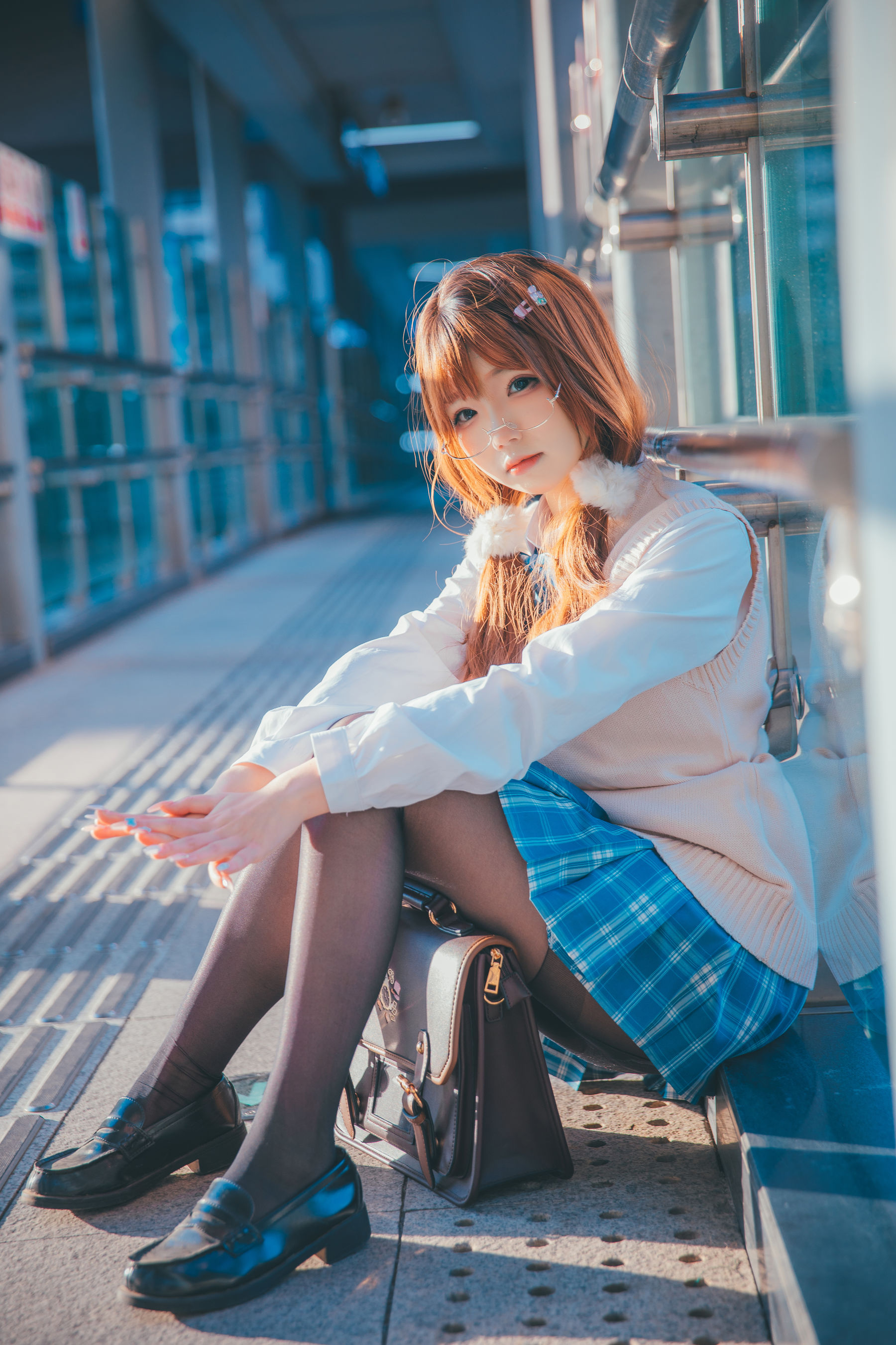 Cos小姐姐雪琪 JK夕阳